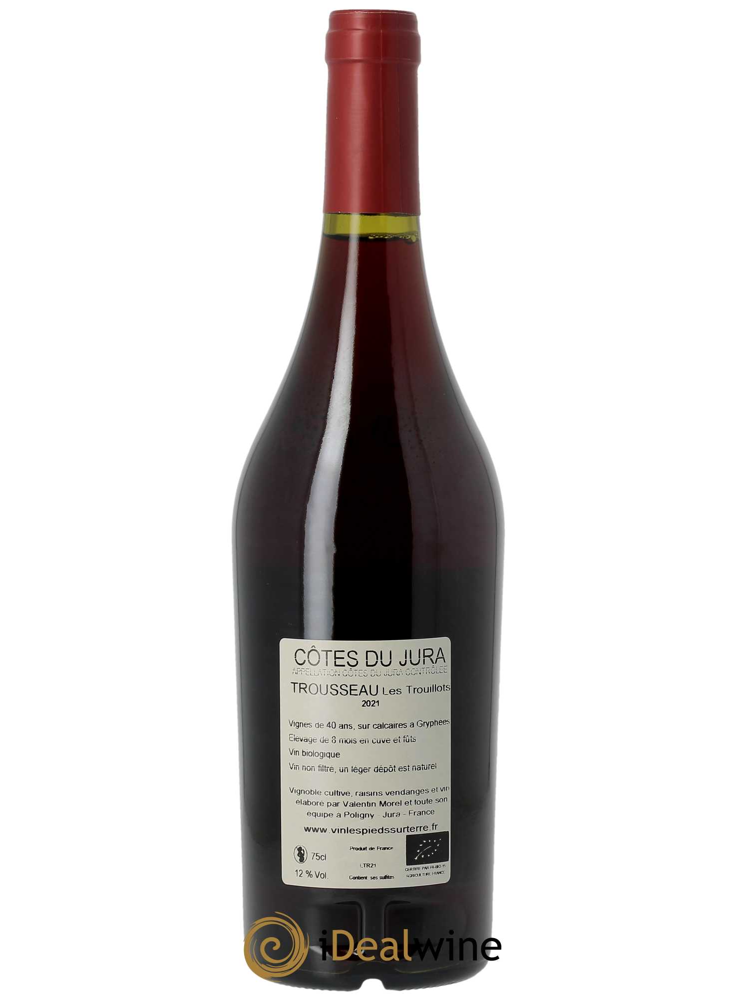 Côtes du Jura Trousseau - Les Trouillots Valentin Morel 2021 - Lot of 1 bottle - 1