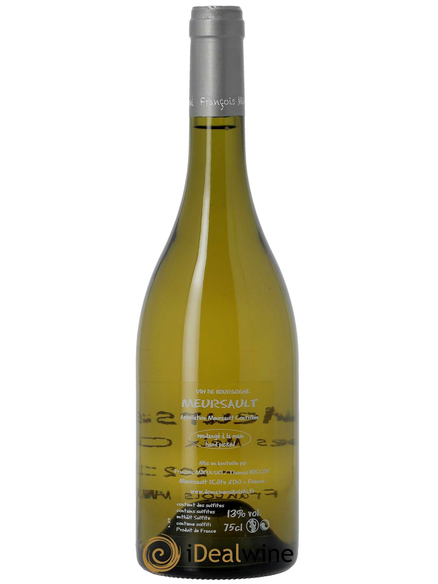 Meursault Meix Chavaux François Mikulski 2021 - Lot de 1 bouteille - 1