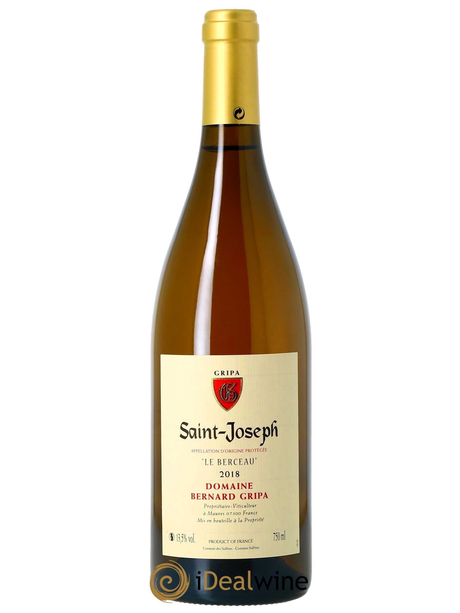 Saint-Joseph Le Berceau Bernard Gripa (Domaine) 2018 - Lot of 1 bottle - 0