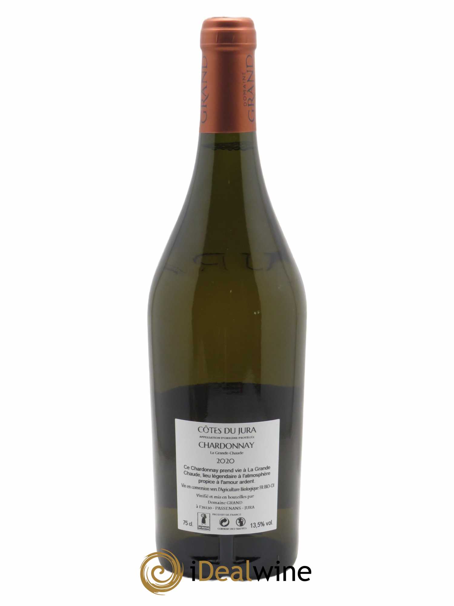 Côtes du Jura Chardonnay La Grande Chaude Domaine Grand 2020 - Lot of 1 bottle - 1
