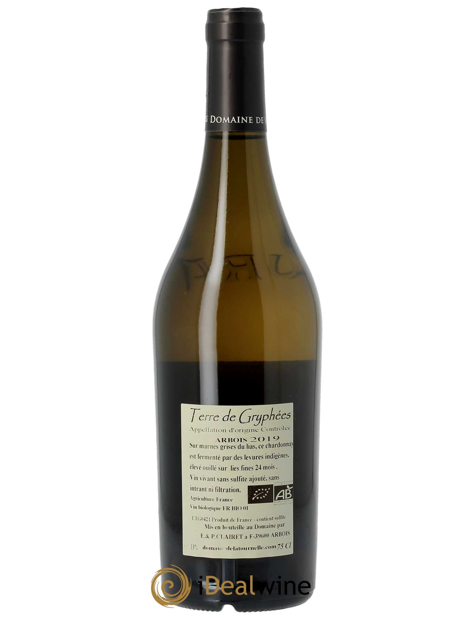 Arbois Terre De Gryphées Domaine de la Tournelle 2019 - Lot de 1 bouteille - 1