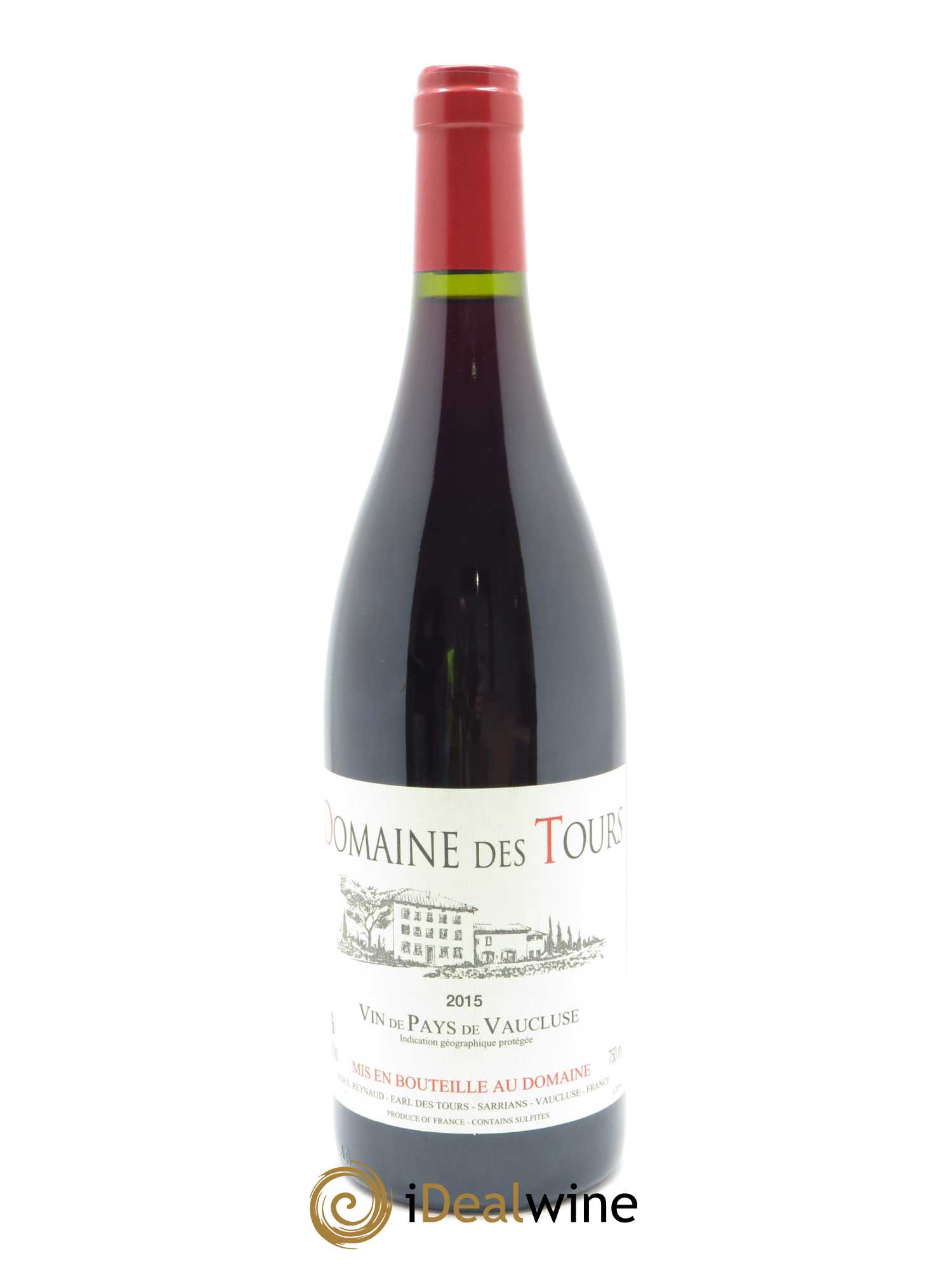 Vaucluse (Vin de Pays de Vaucluse) Domaine des Tours Emmanuel Reynaud 2015 - Lot de 1 bouteille - 0