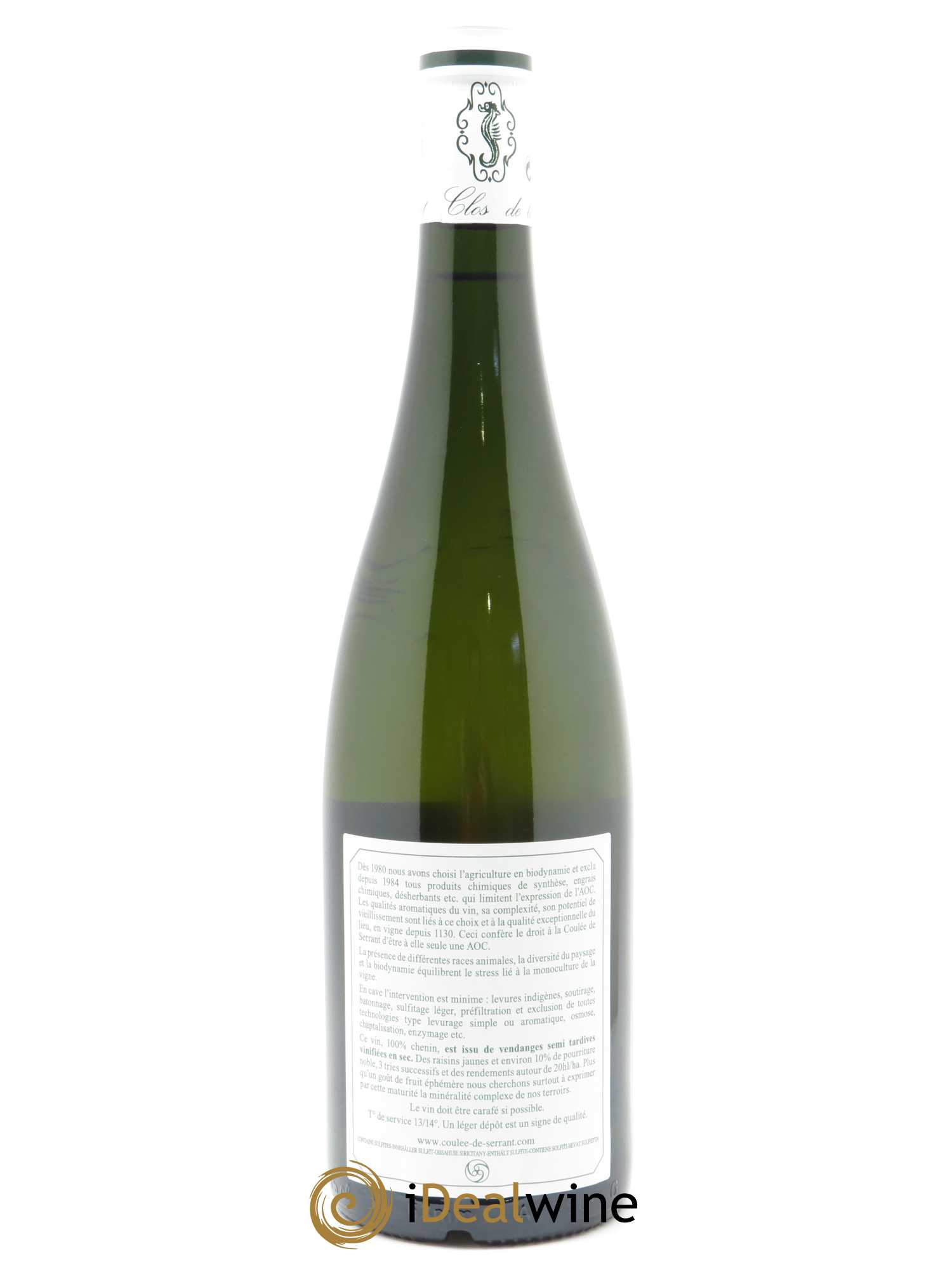 Savennières Clos de la Coulée de Serrant Vignobles de la Coulée de Serrant - Nicolas Joly 2018 - Lot de 1 bouteille - 1