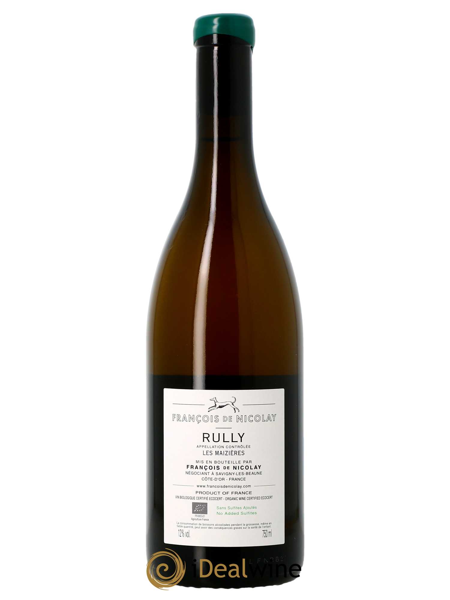 Rully Les Maizières François de Nicolay 2020 - Posten von 1 Flasche - 1