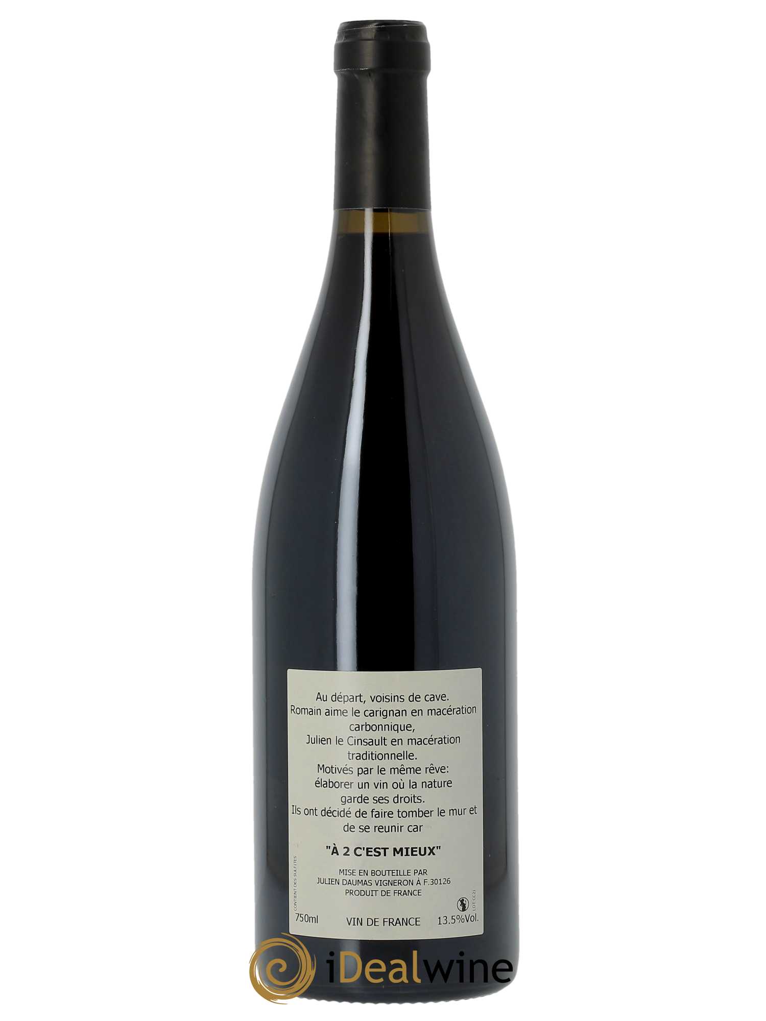 Vin de France A 2 C'est Mieux Romain Le Bars 2021 - Posten von 1 Flasche - 1