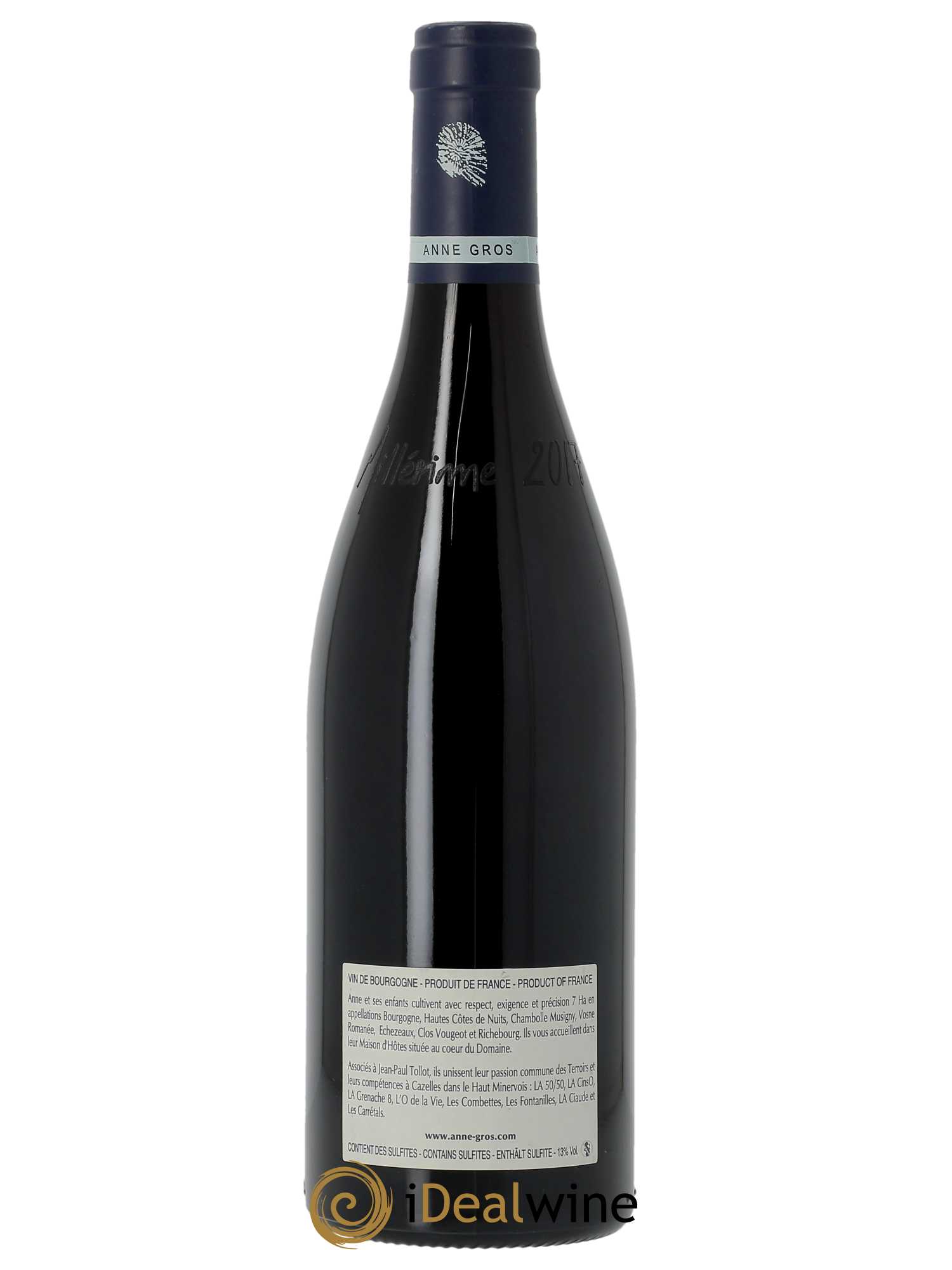 Bourgogne Pinot Noir Anne Gros 2017 - Lot de 1 bouteille - 1