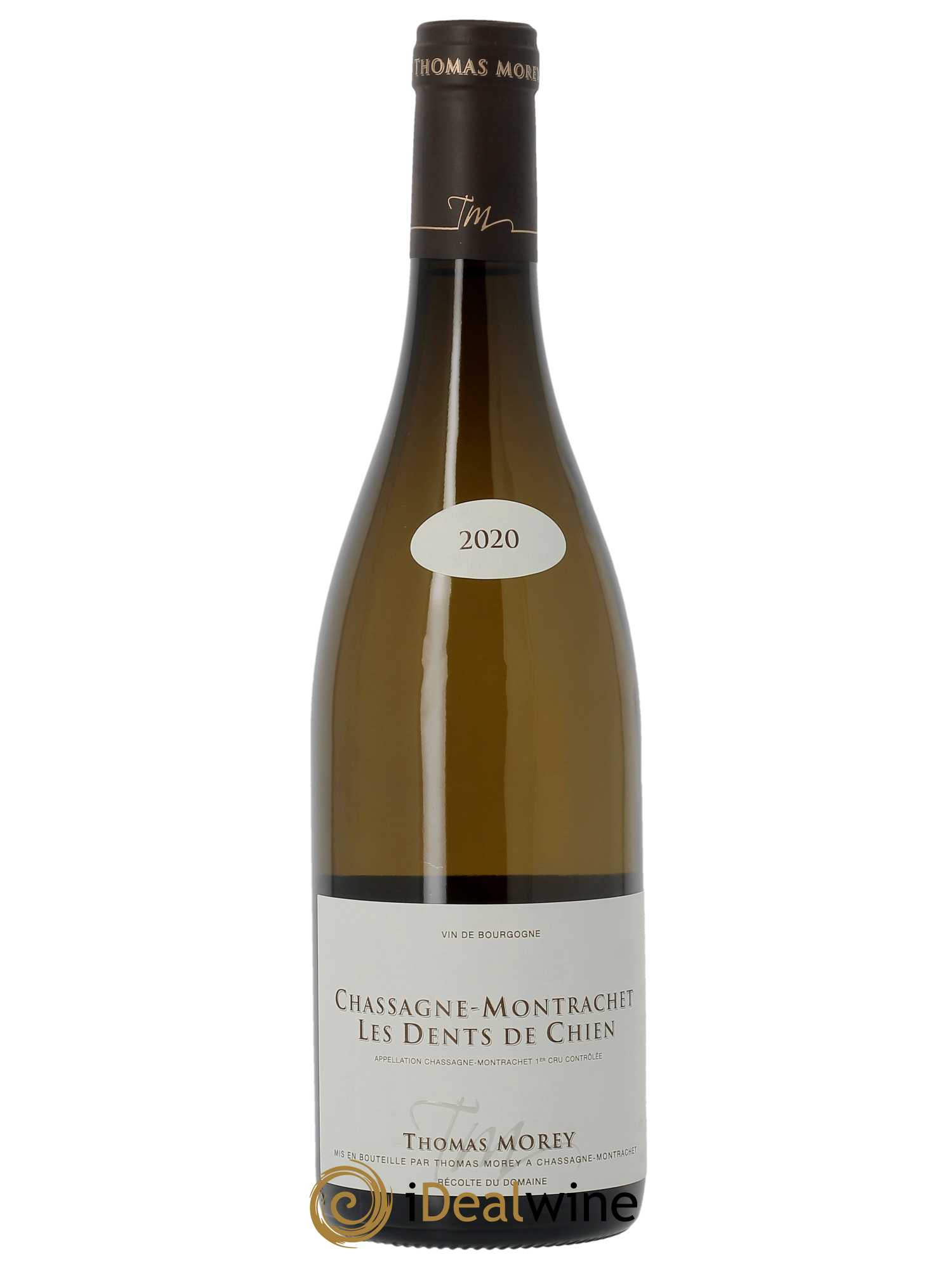 Chassagne-Montrachet 1er Cru Les Dents de Chien Thomas Morey 2020 - Lot de 1 bouteille - 0