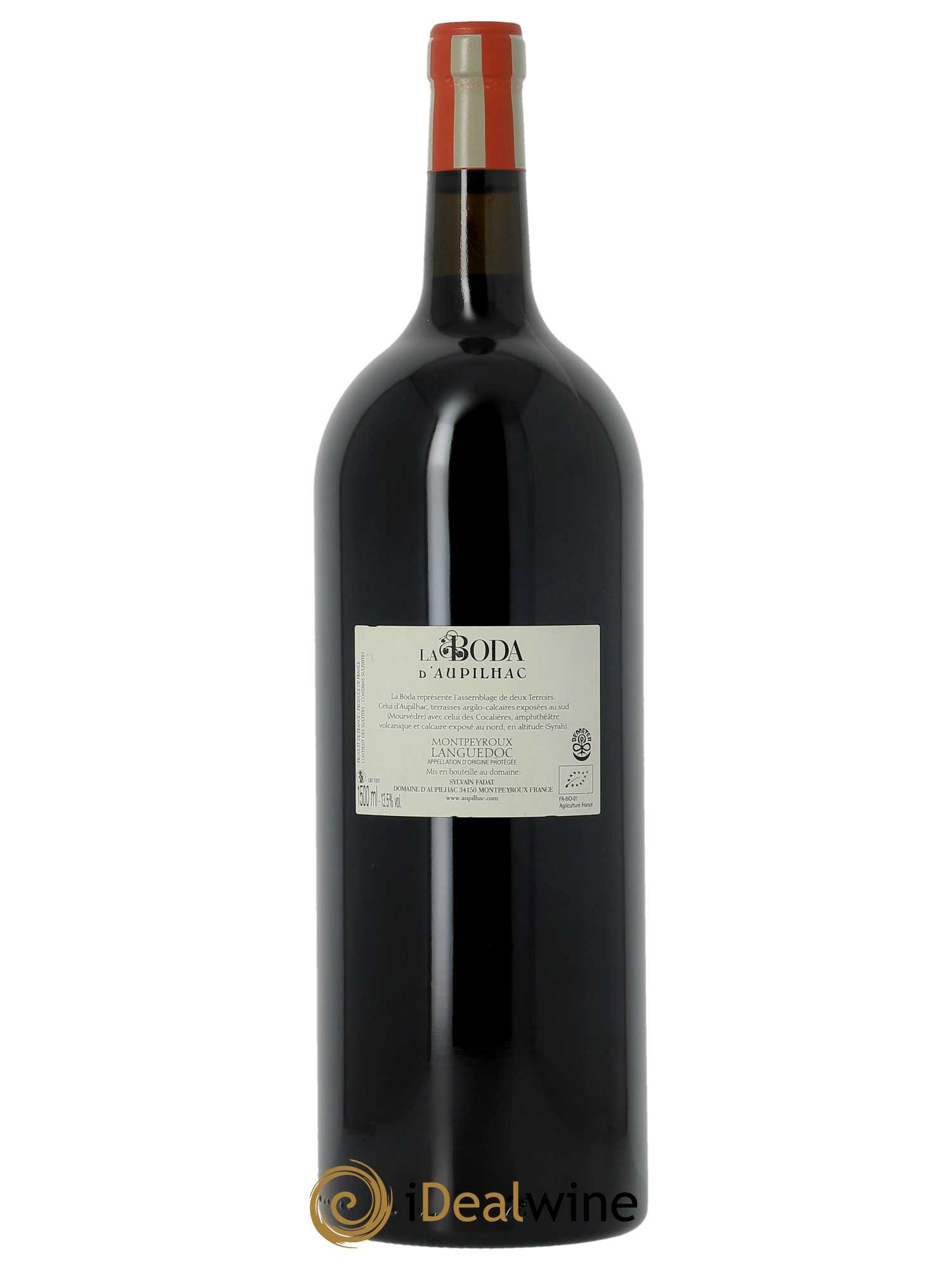 Languedoc Montpeyroux Aupilhac (Domaine d') La Boda Sylvain Fadat 2015 - Lot de 1 magnum - 1