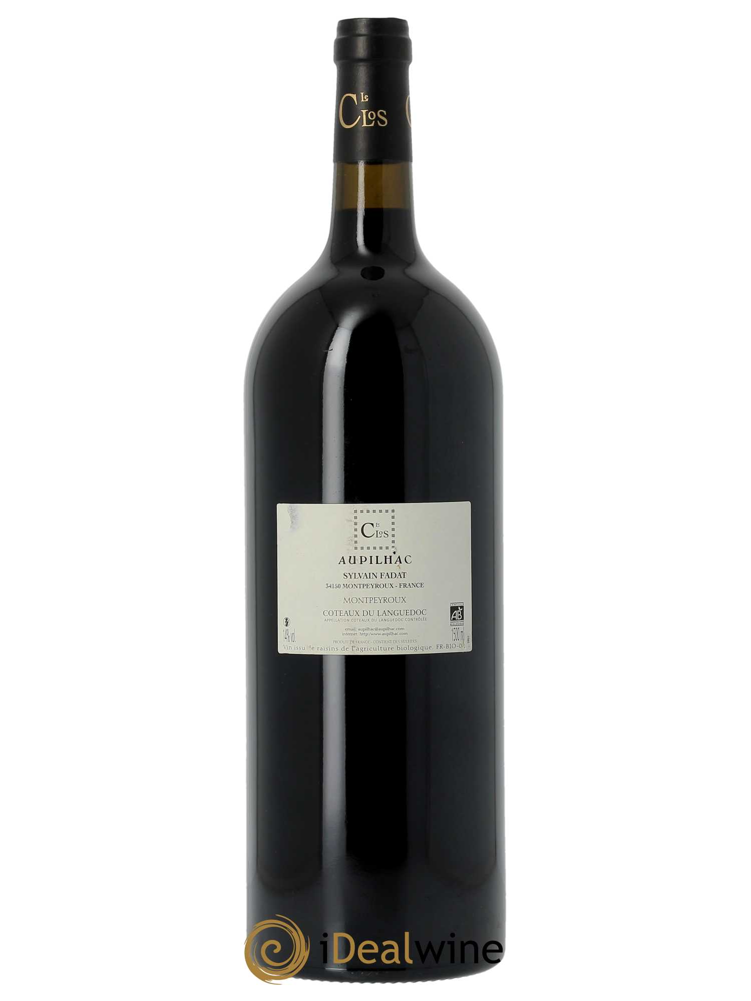Languedoc Montpeyroux Aupilhac (Domaine d') Le Clos Sylvain Fadat 2009 - Lot de 1 magnum - 1