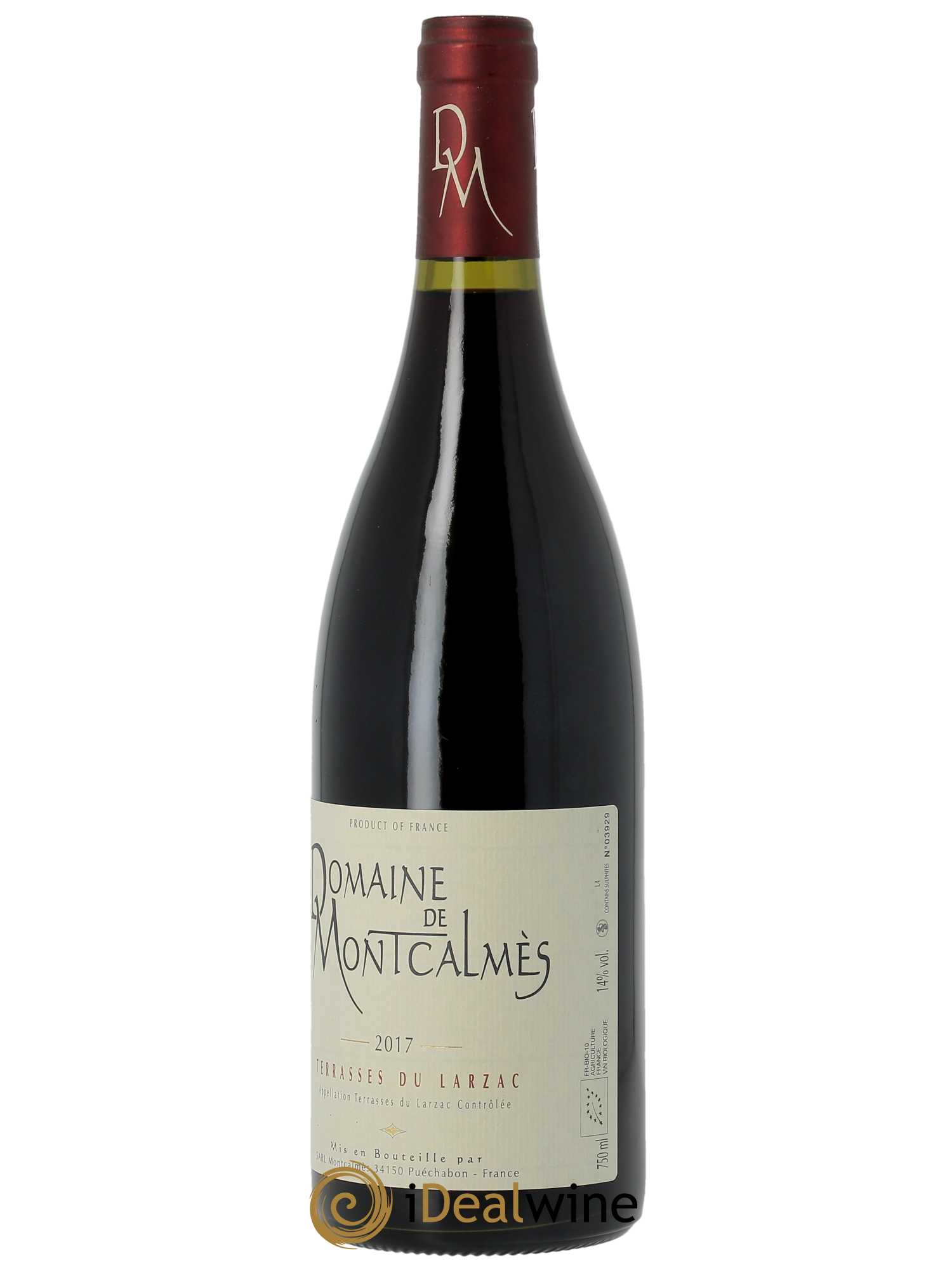 Coteaux du Languedoc Domaine de Montcalmès Frédéric Pourtalié 2017 - Lot de 1 bouteille - 1