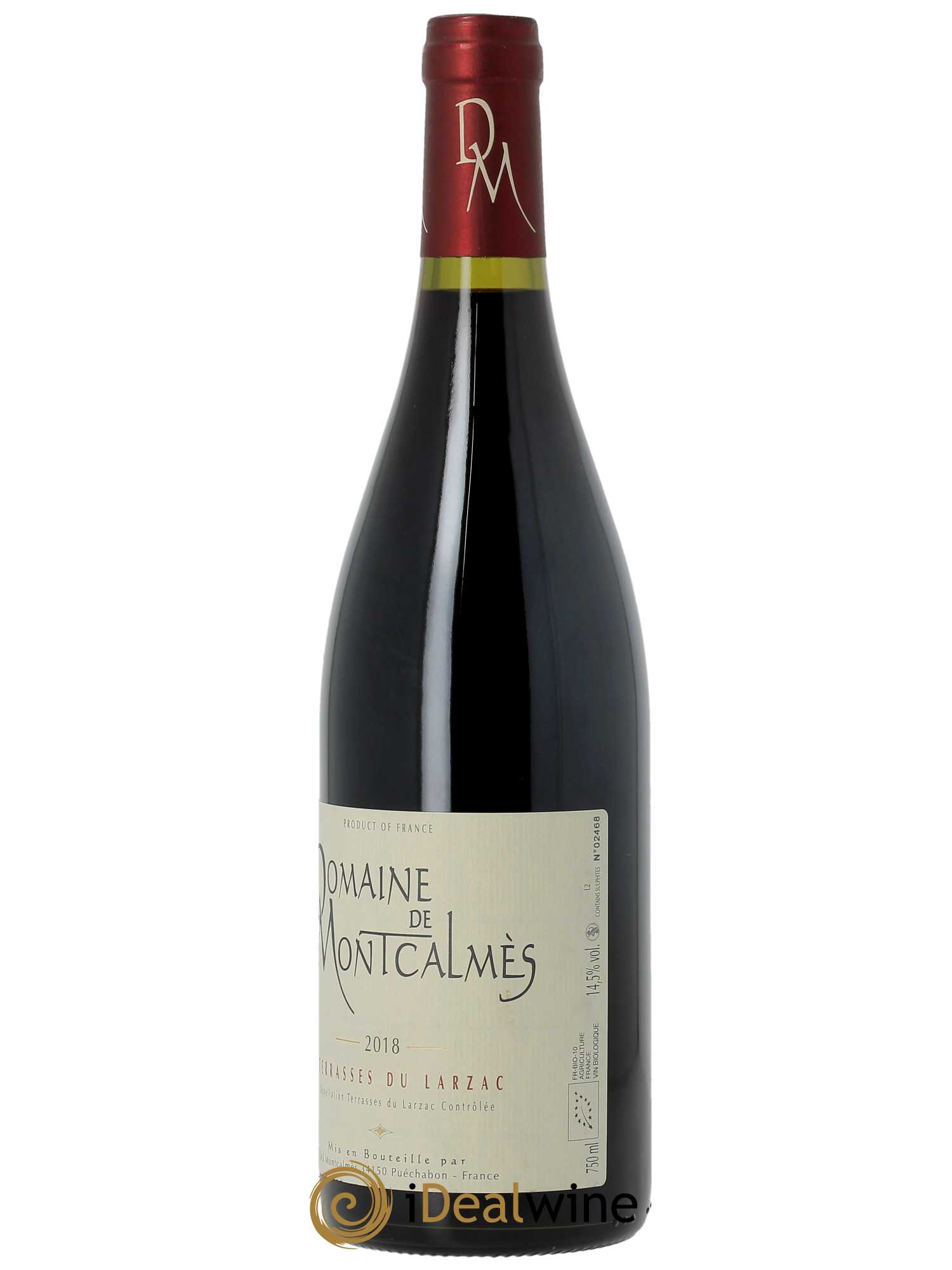 Coteaux du Languedoc Domaine de Montcalmès Frédéric Pourtalié 2018 - Lot de 1 bouteille - 1