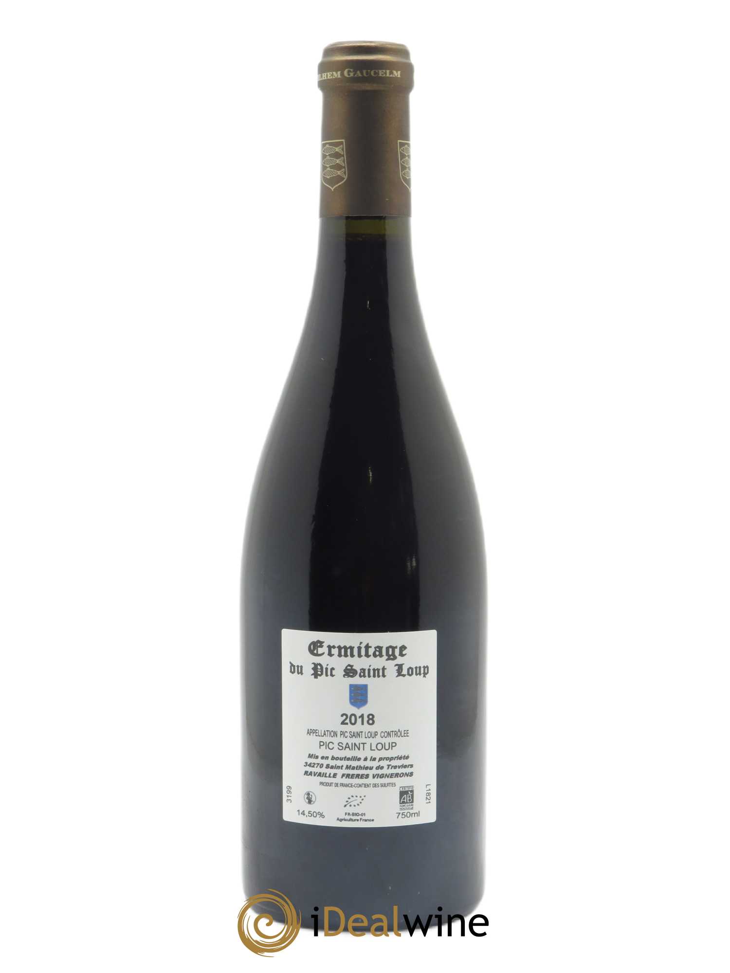 Pic Saint-Loup Héritage du Pic Saint-Loup (anciennement Ermitage) Guilhem Gaucelm 2018 - Lot de 1 bouteille - 1