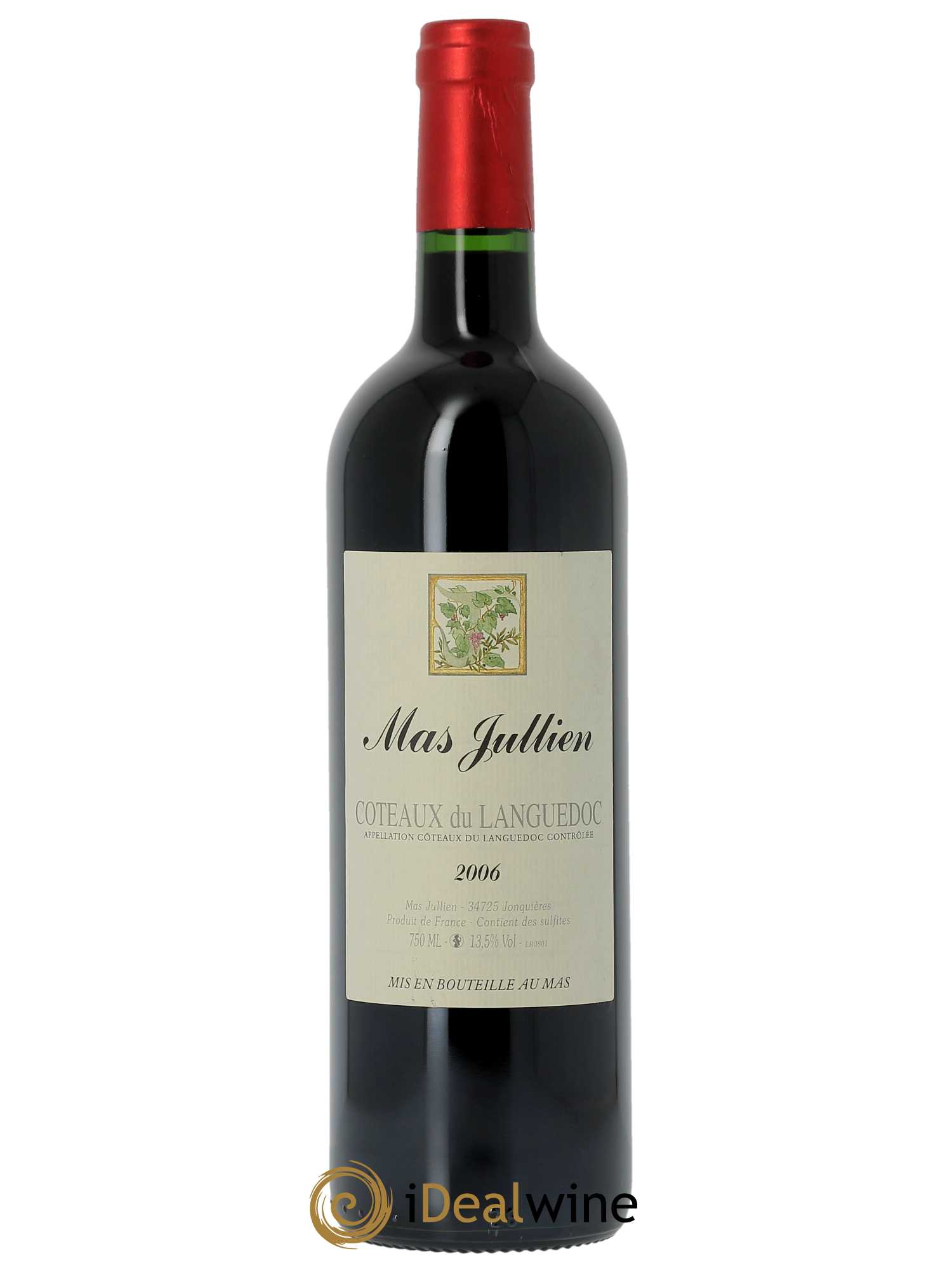 Terrasses du Larzac Mas Jullien Olivier Jullien 2006 - Lot de 1 bouteille - 0