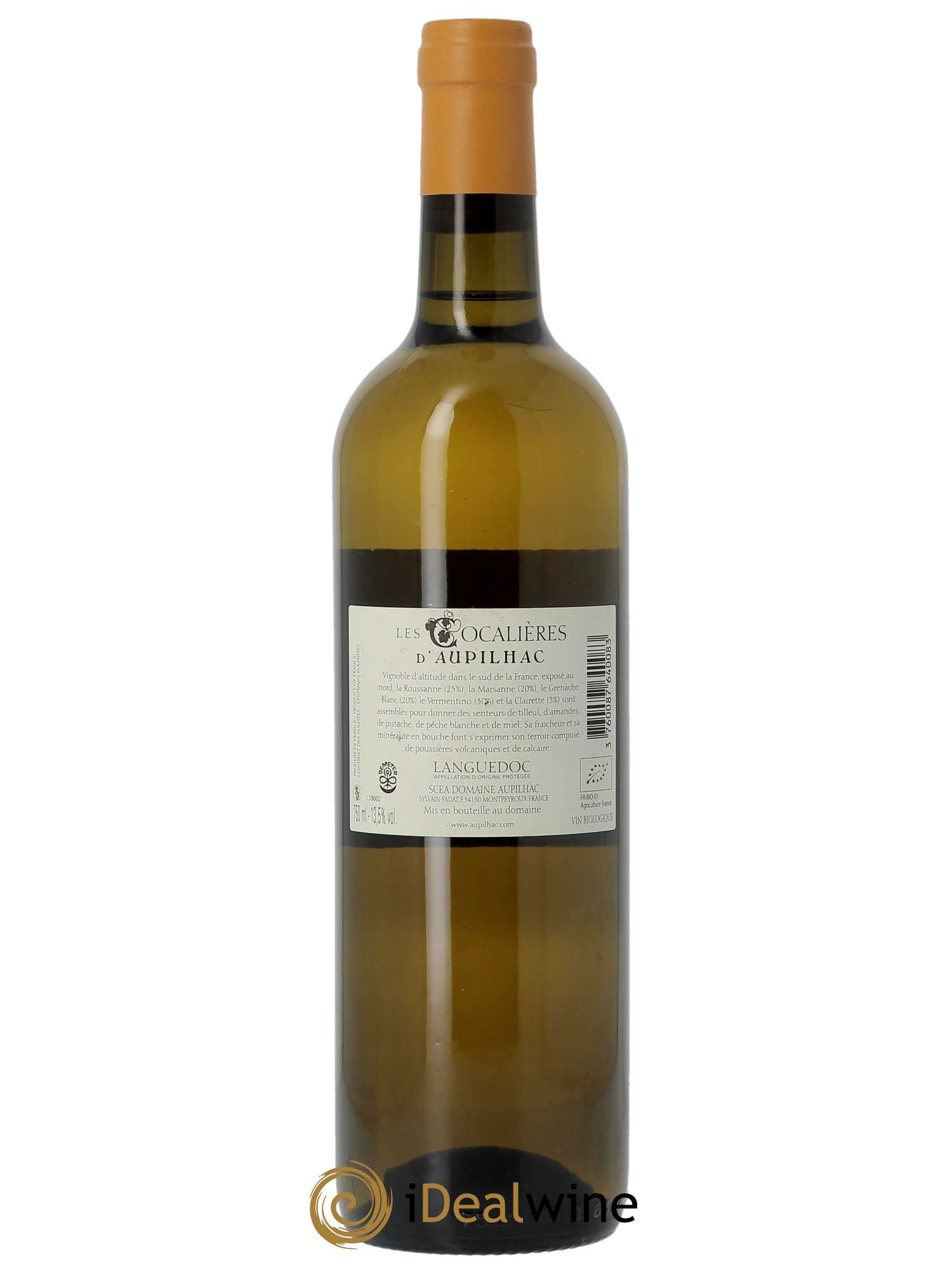 Languedoc Aupilhac (Domaine d') Les Cocalières Sylvain Fadat 2018 - Lot de 1 bouteille - 1