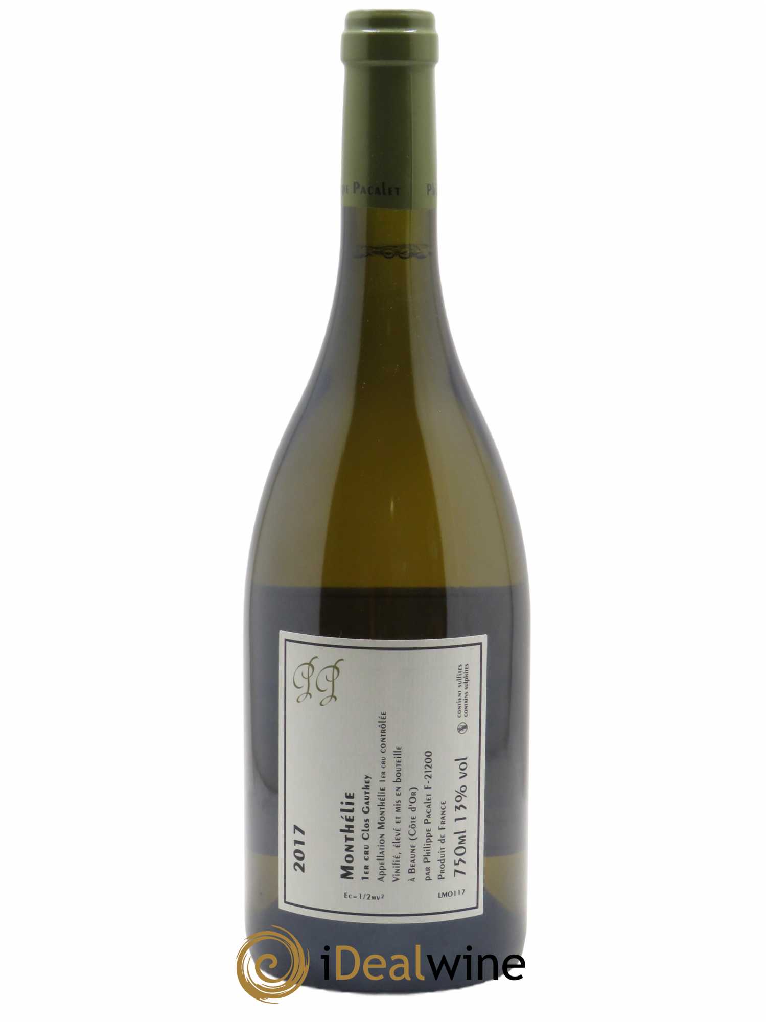 Monthélie 1er Cru Clos Gauthey Philippe Pacalet 2017 - Posten von 1 Flasche - 1