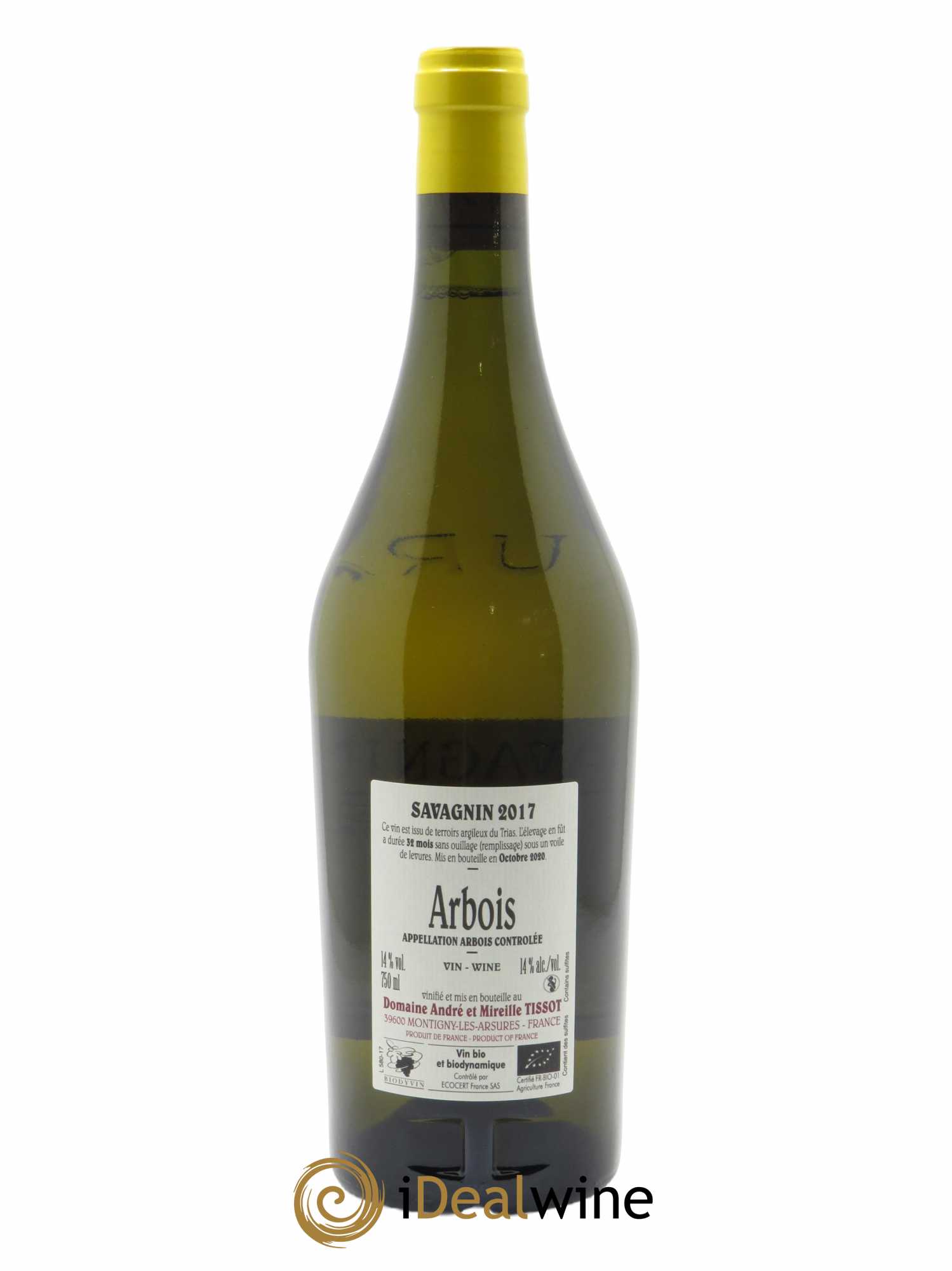 Arbois Savagnin Bénédicte et Stéphane Tissot 2017 - Posten von 1 Flasche - 1