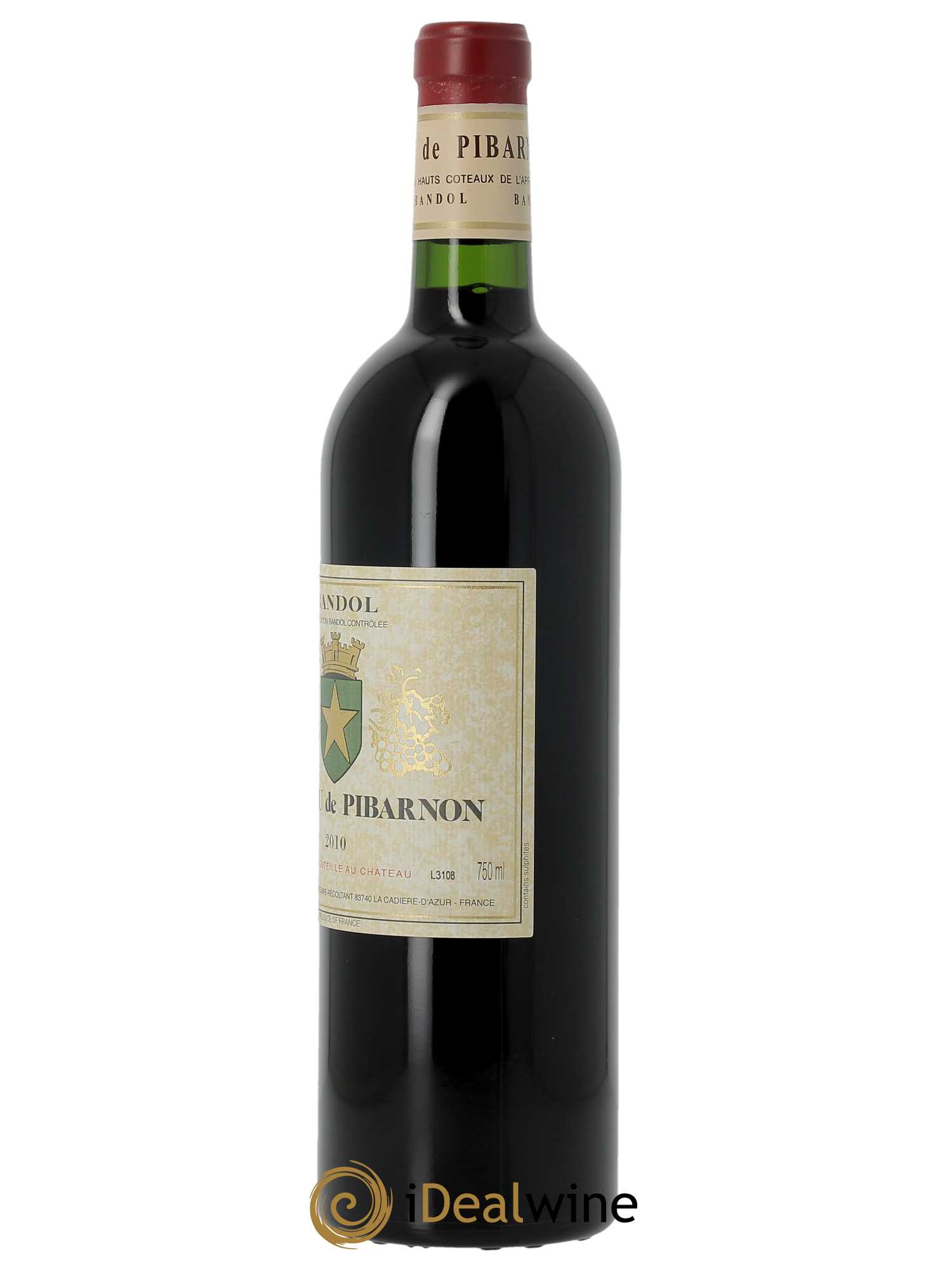 Bandol Château de Pibarnon Comte de Saint-Victor 2010 - Lot de 1 bouteille - 1