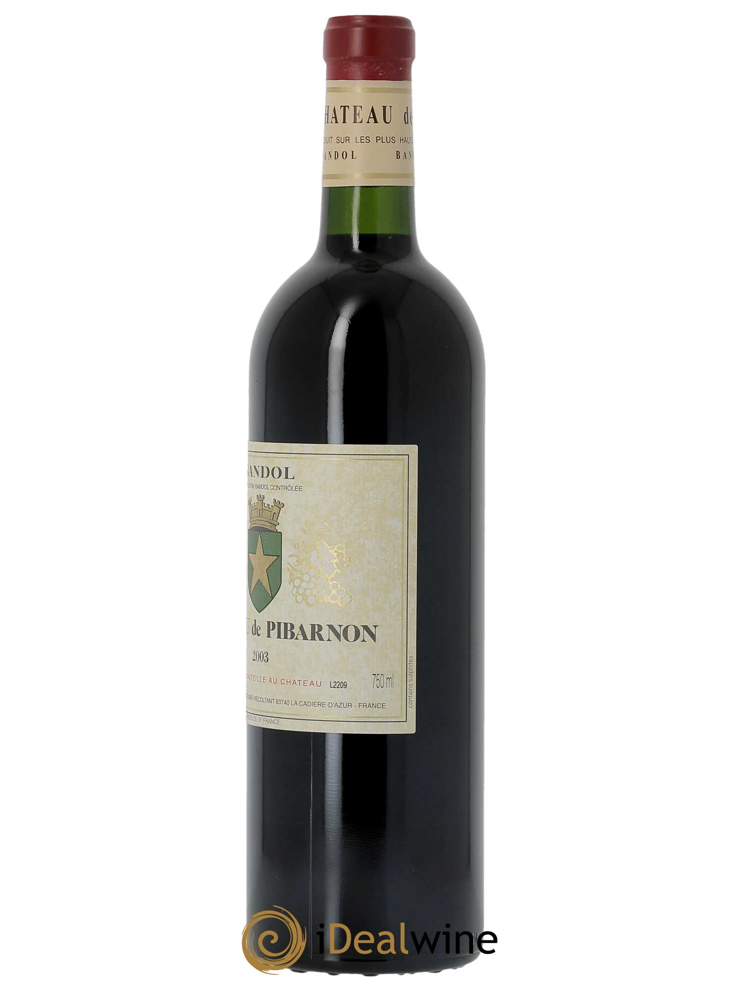 Bandol Château de Pibarnon Comte de Saint-Victor 2003 - Lot de 1 bouteille - 1
