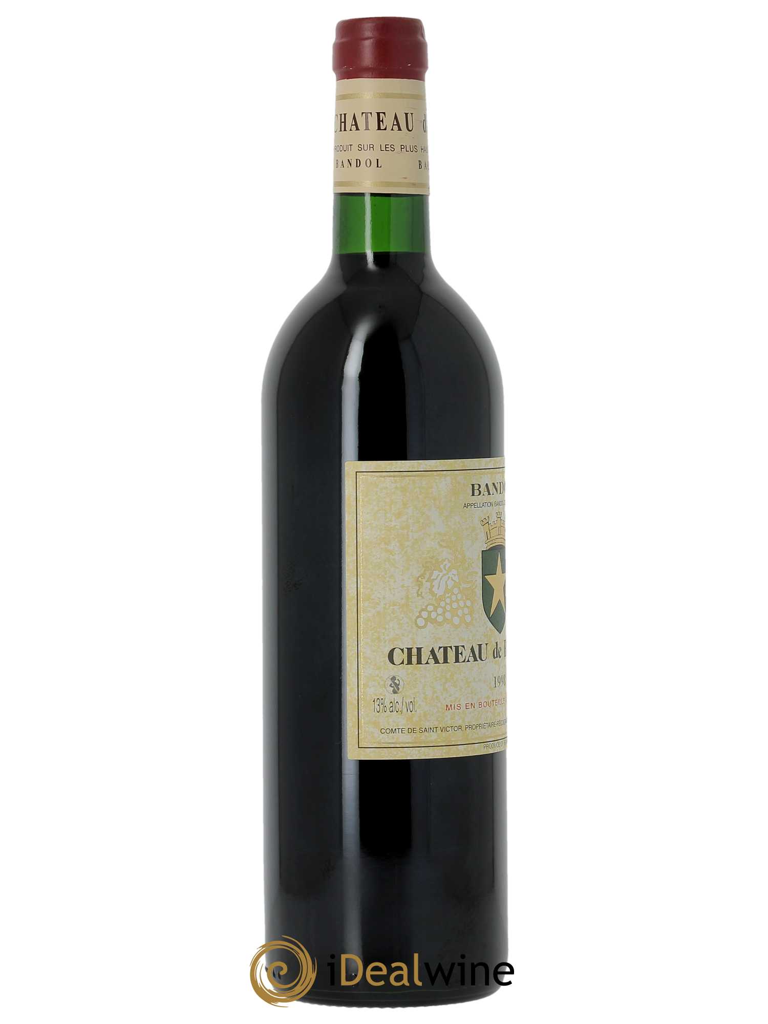 Bandol Château de Pibarnon Comte de Saint-Victor 1998 - Lot de 1 bouteille - 2