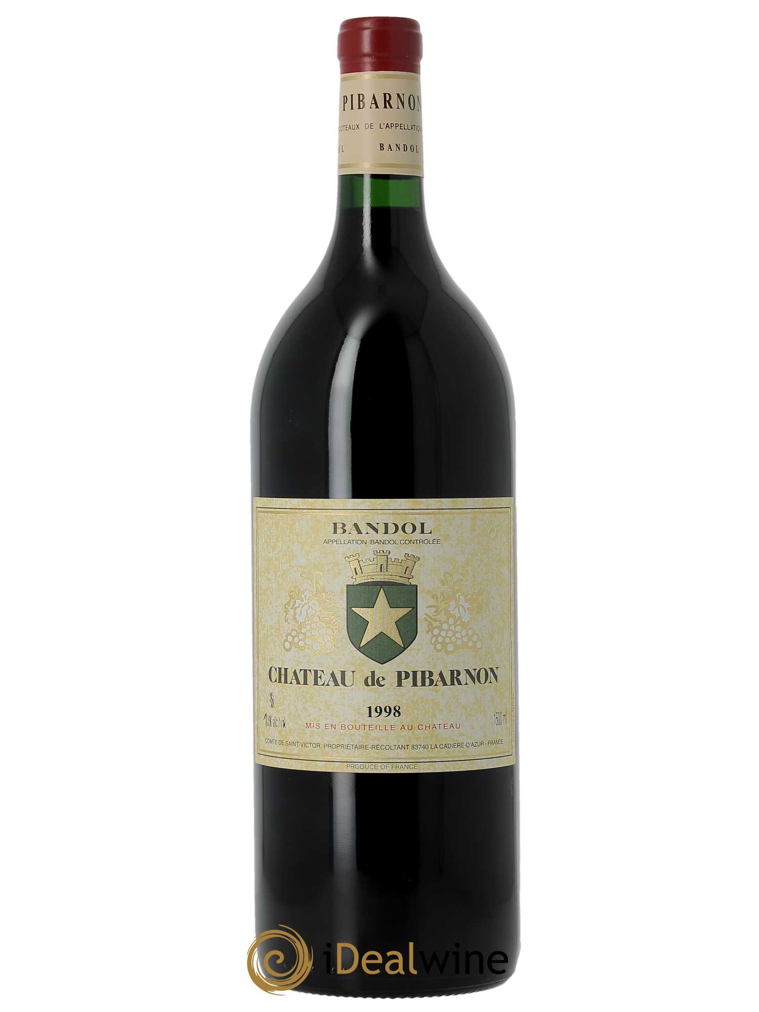 Bandol Château de Pibarnon Comte de Saint-Victor 1998 - Lot de 1 magnum - 0