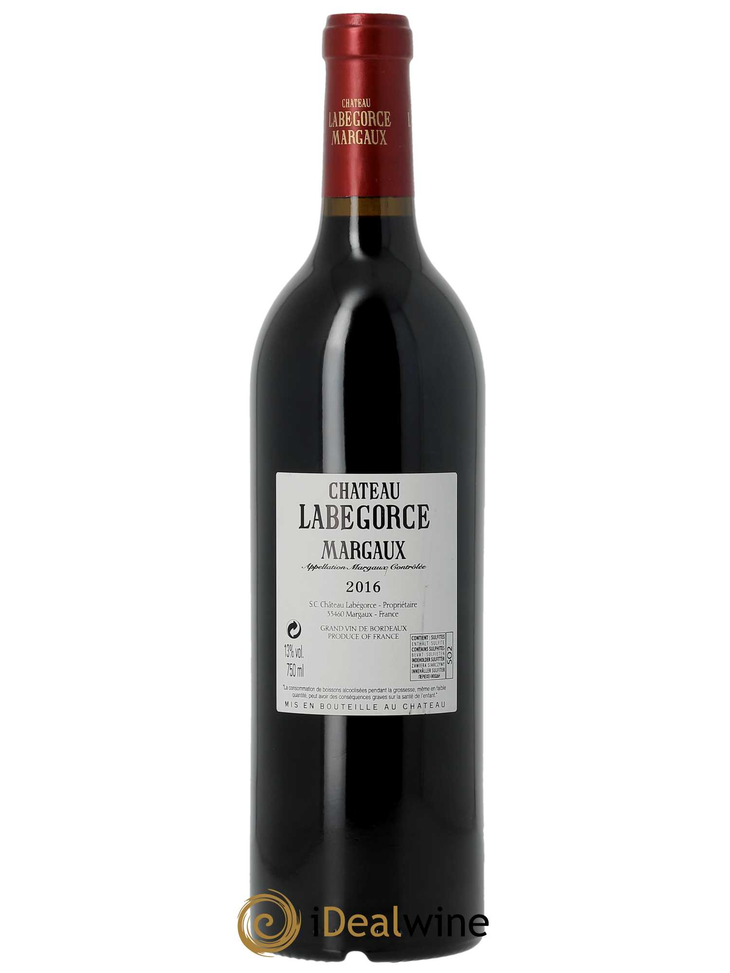 Château Labegorce Cru Bourgeois 2016 - Lot de 1 bouteille - 1