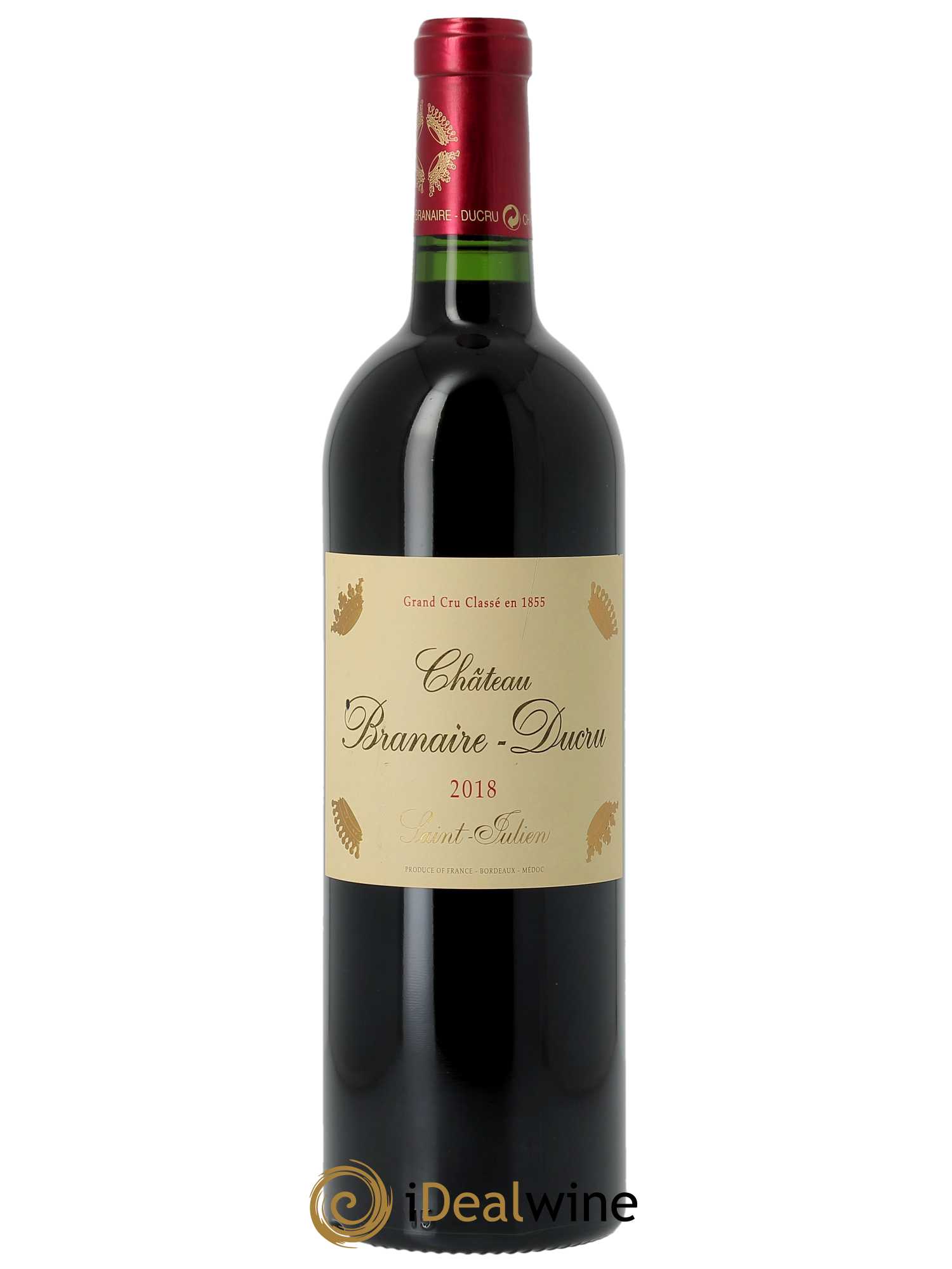 Château Branaire Ducru 4ème Grand Cru Classé (OWC if 6 bts) 2018 - Lot of 1 bottle - 0
