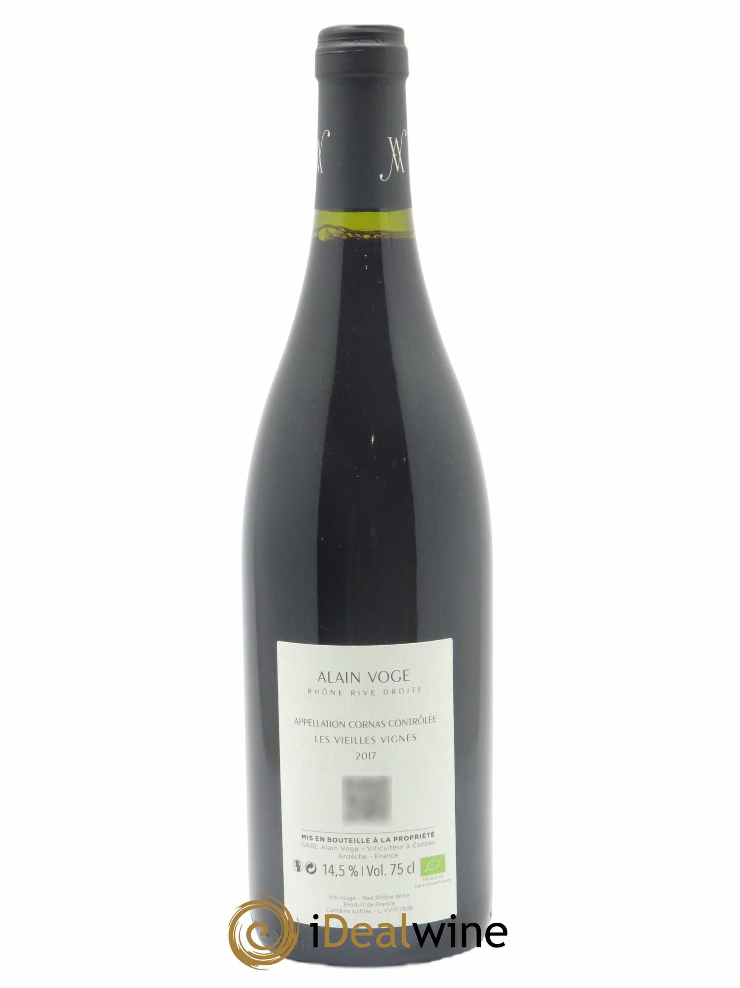 Cornas Les Vieilles Vignes Alain Voge (Domaine) 2017 - Lot de 1 bouteille - 1