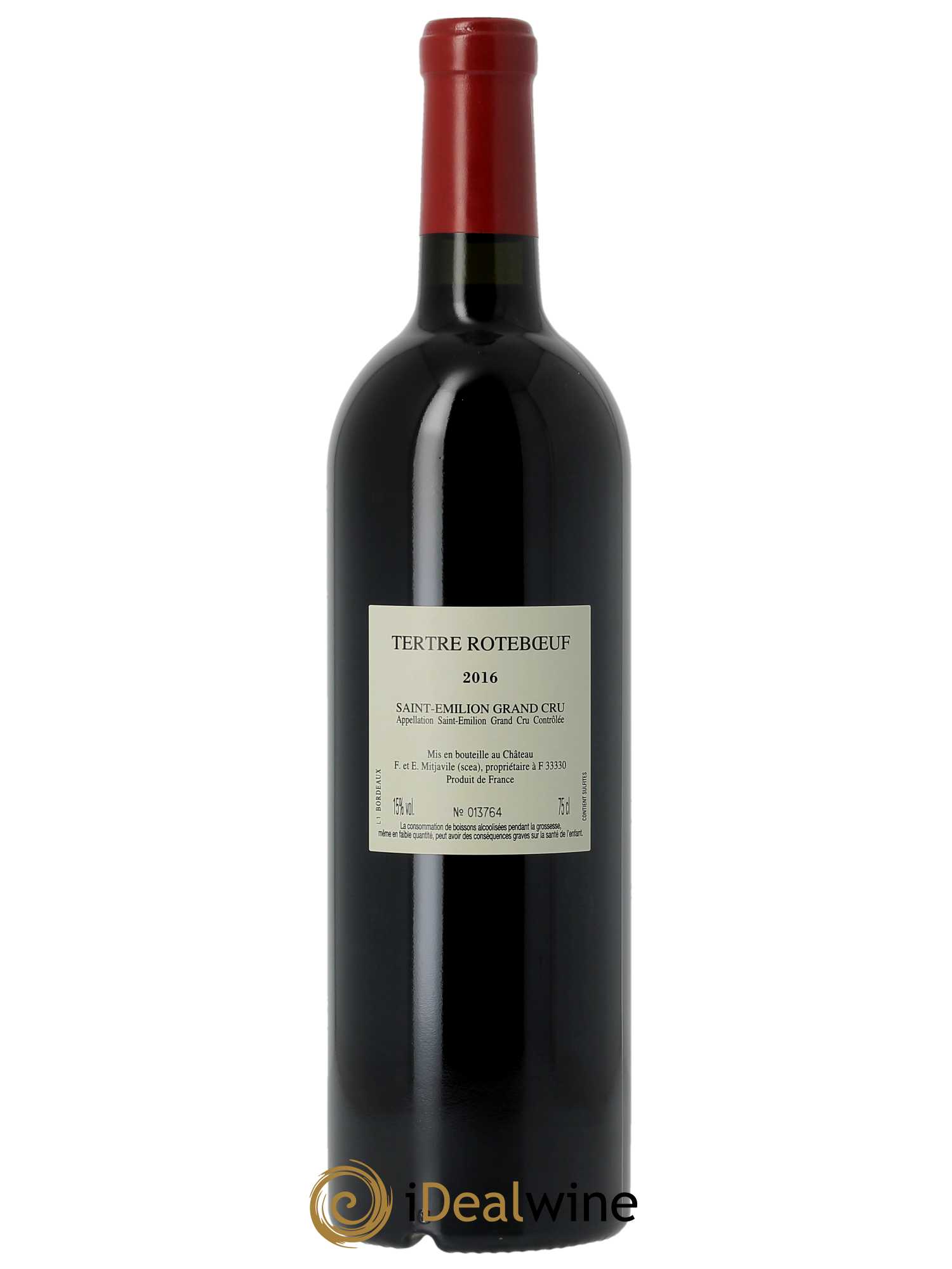 Château Tertre Roteboeuf 2016 - Lot of 1 bottle - 1