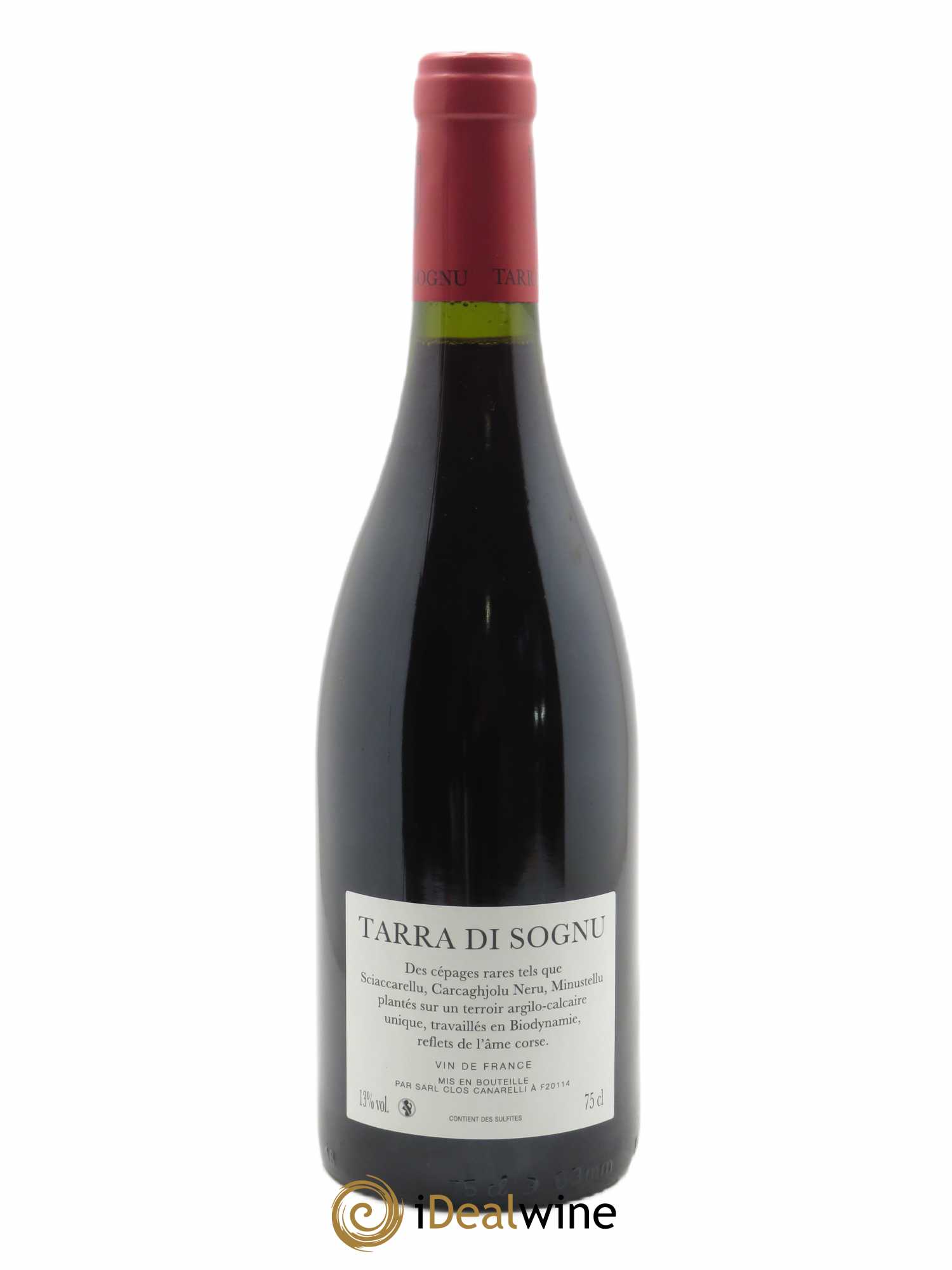 Vin de France Tarra di Sognu Clos Canarelli 2020 - Lot de 1 bouteille - 1