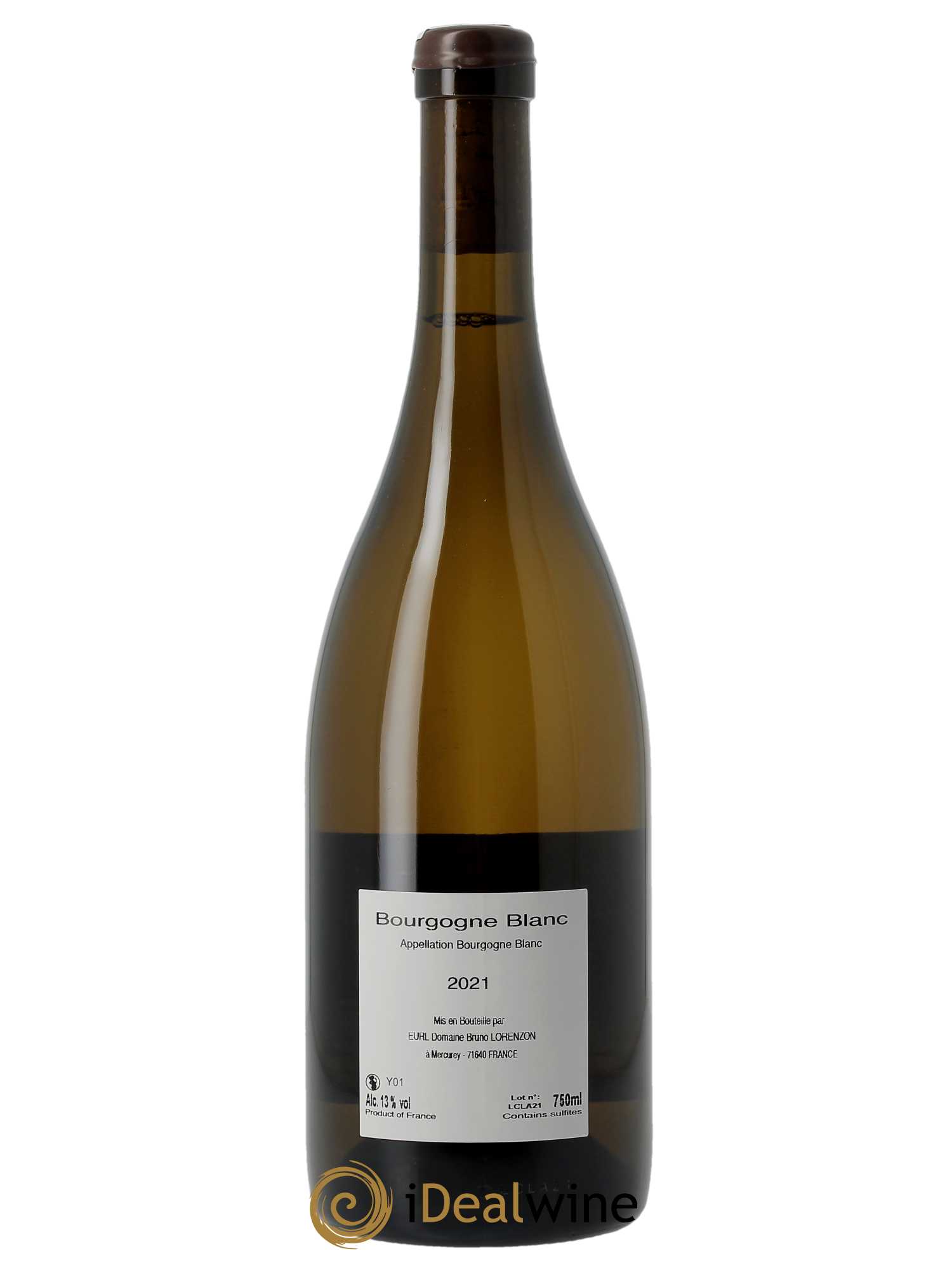 Bourgogne Clos Alfred Bruno Lorenzon 2021 - Lot de 1 bouteille - 1