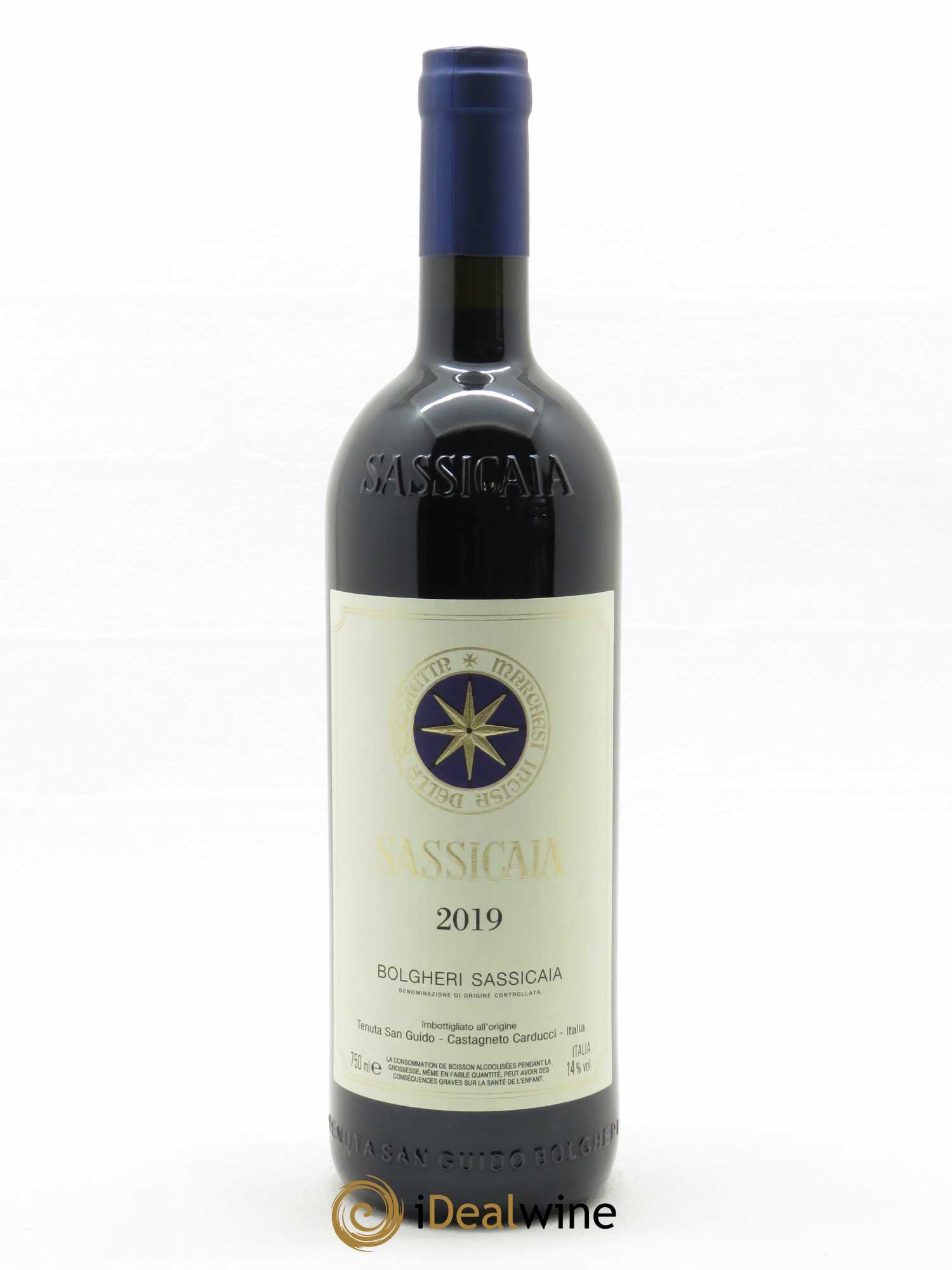Bolgheri DOC Sassicaia Tenuta San Guido 2019 - Lot de 1 bouteille - 0