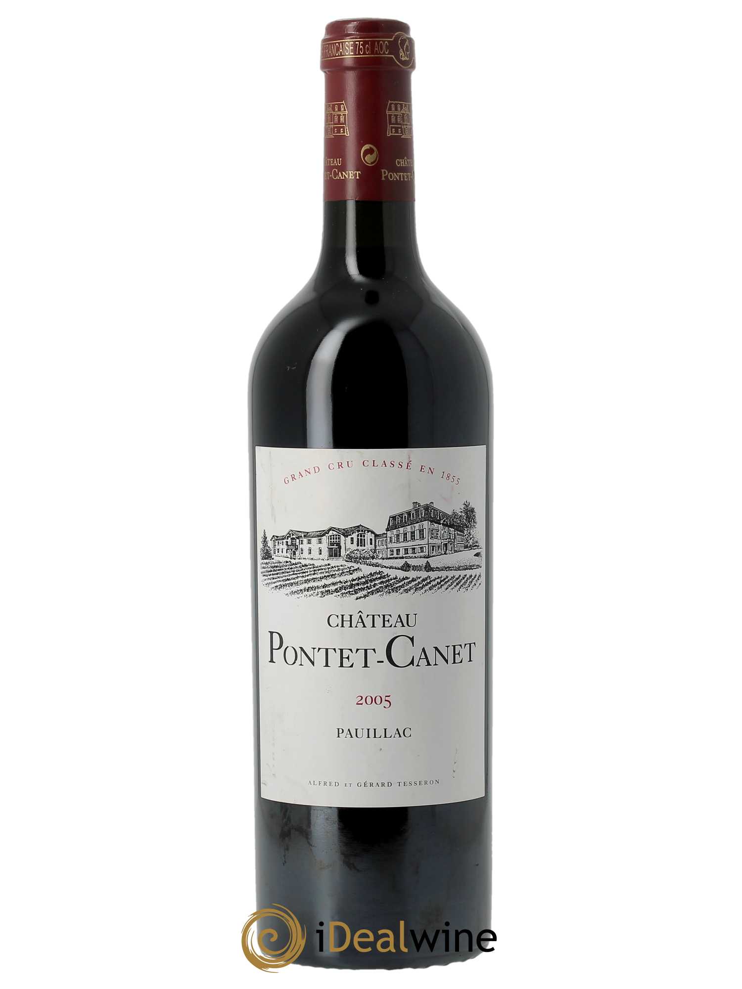 Château Pontet Canet 5ème Grand Cru Classé 2005 - Lot de 1 bouteille - 0