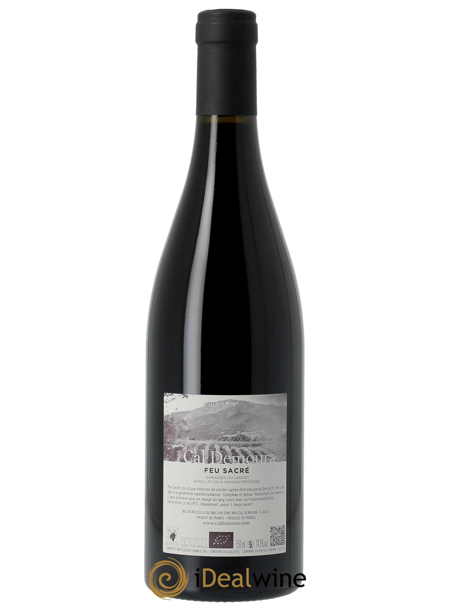 Terrasses du Larzac Feu Sacré Mas Cal Demoura 2021 - Lot de 1 bouteille - 1