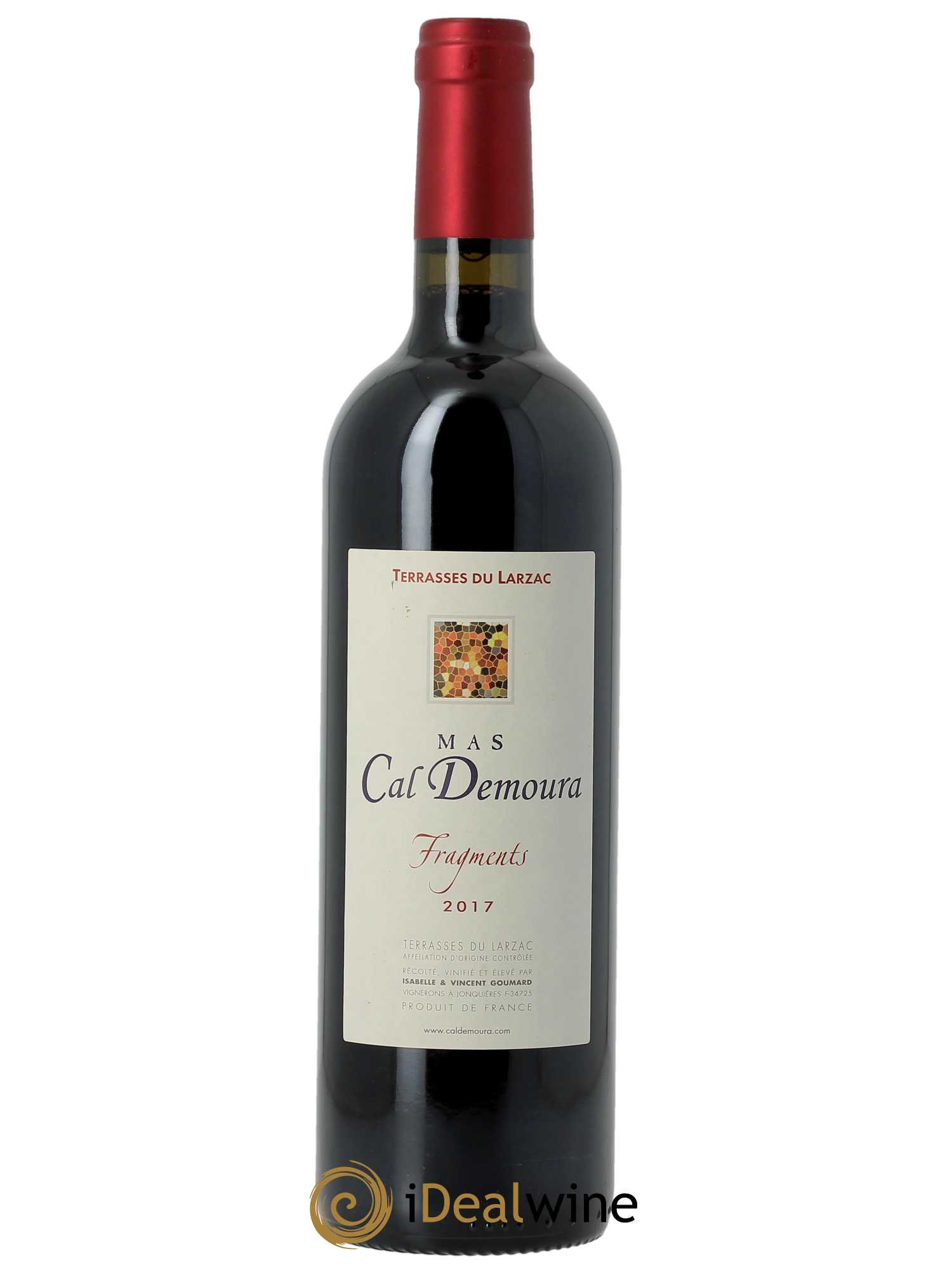 Terrasses du Larzac Fragments Mas Cal Demoura 2017 - Lot de 1 bouteille - 0