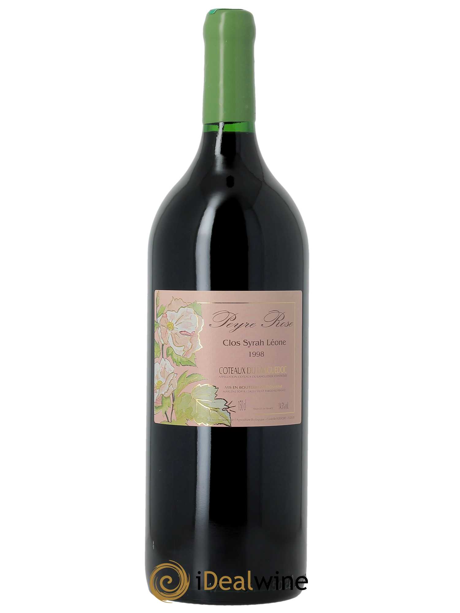 Coteaux du Languedoc Domaine Peyre Rose Belle Léone (anciennement Syrah Léone) Marlène Soria 1998 - Lot de 1 magnum - 0