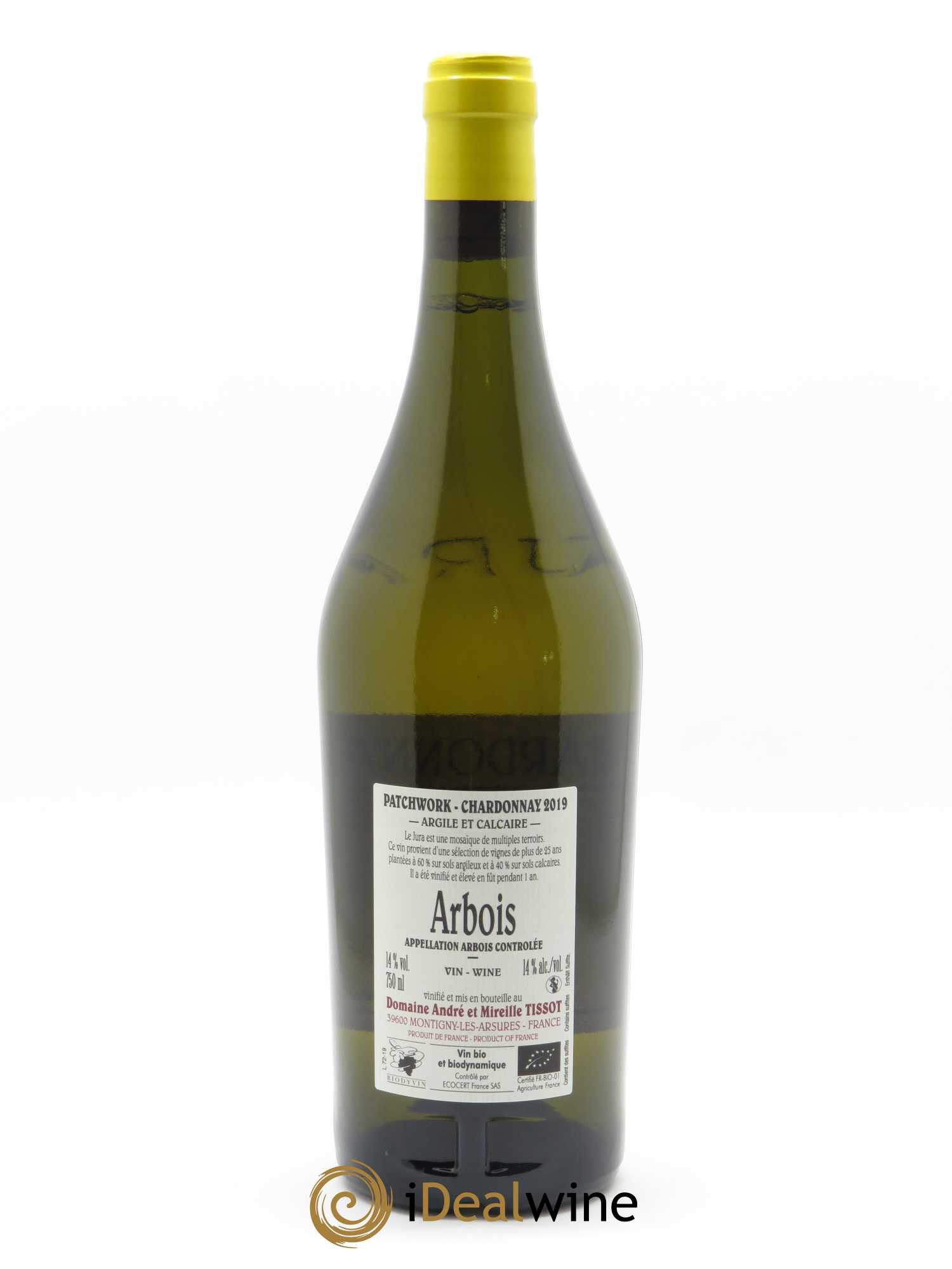 Arbois Patchwork Bénédicte et Stéphane Tissot 2019 - Lot de 1 bouteille - 1
