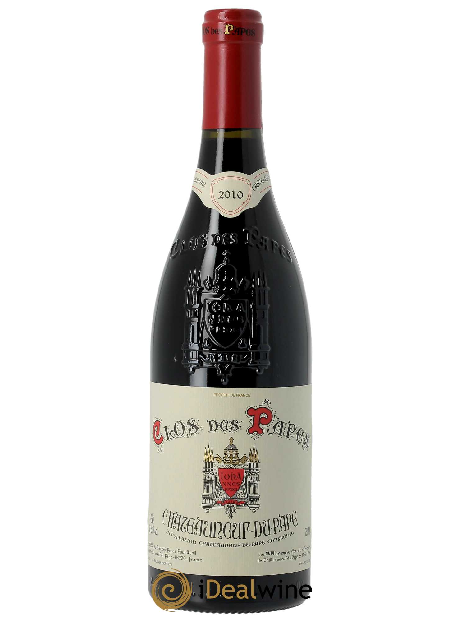 Châteauneuf-du-Pape Clos des Papes - Paul Avril 2010 - Lot de 1 bouteille - 0
