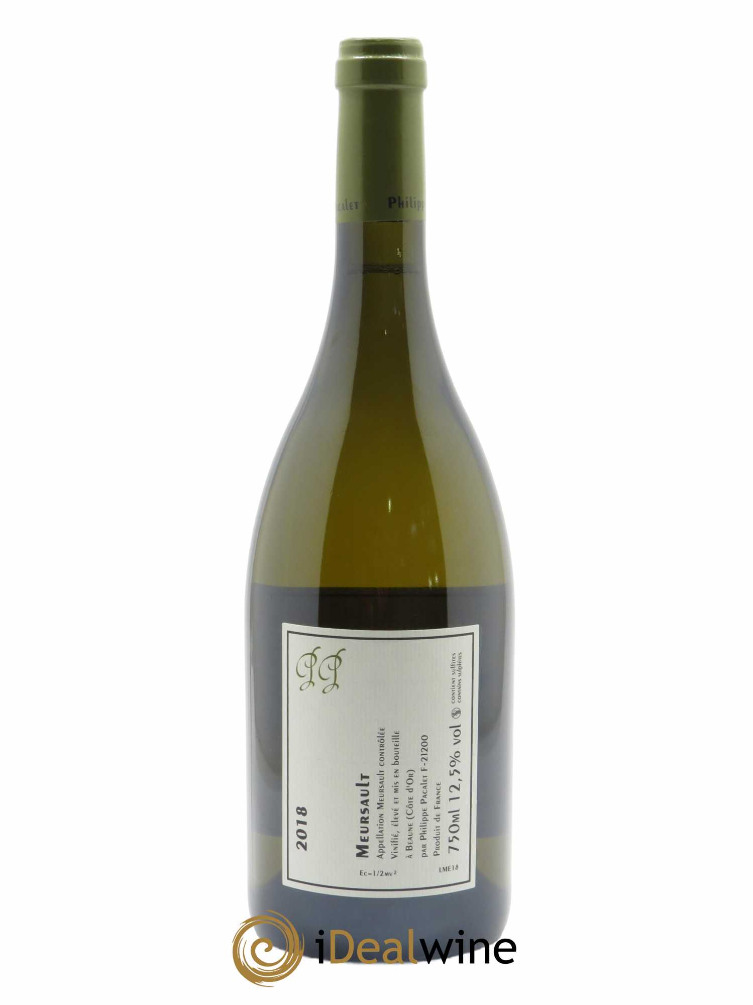 Meursault Philippe Pacalet 2018 - Lot de 1 bouteille - 1