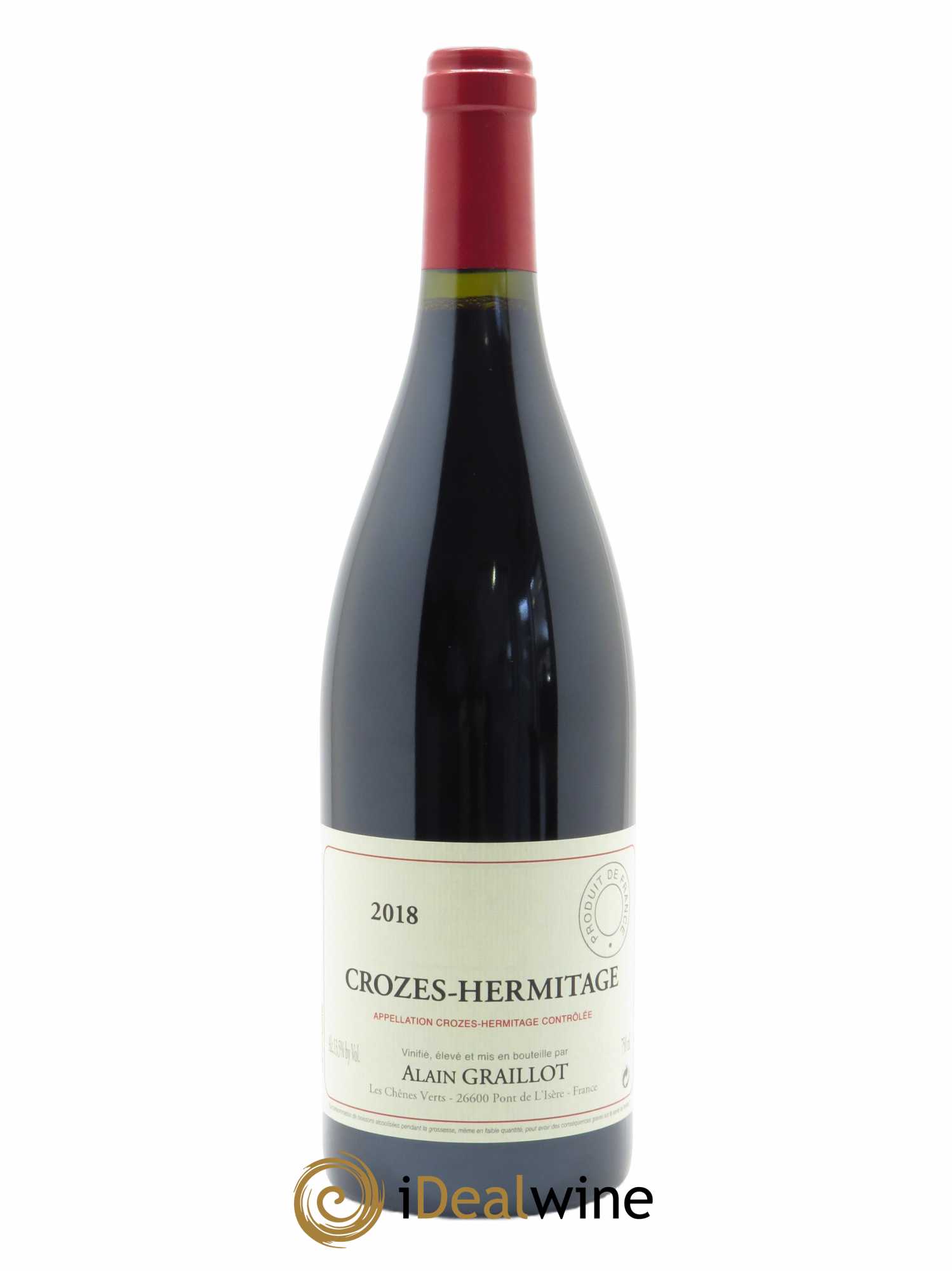 Crozes-Hermitage Domaine Graillot 2018 - Lot de 1 bouteille - 0