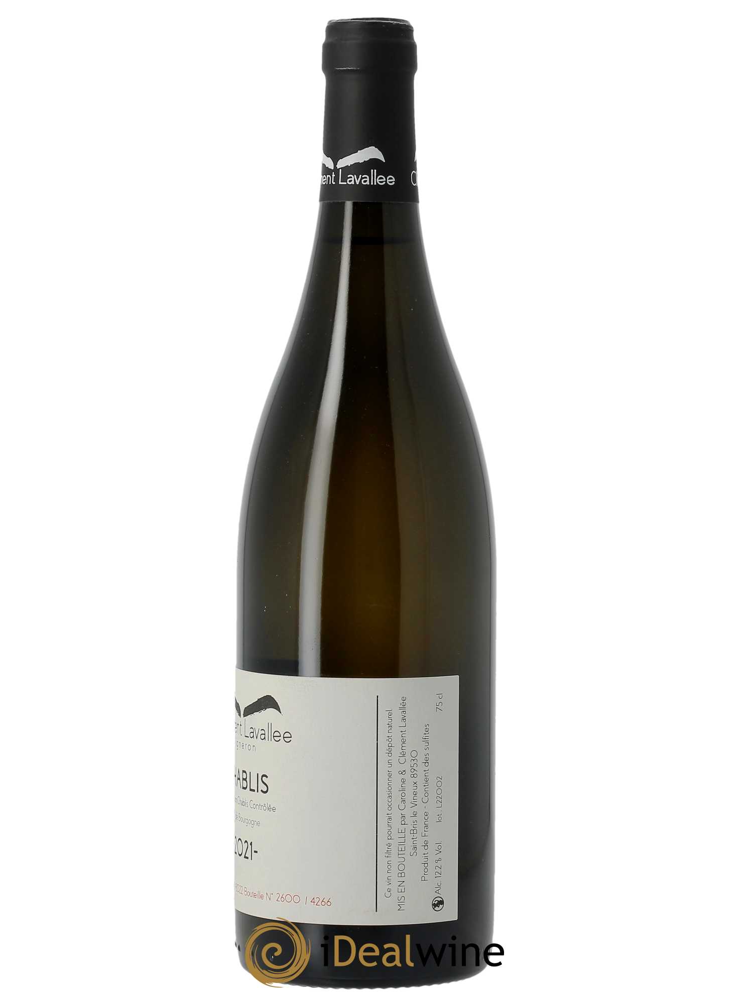 Chablis Clément Lavallée 2021 - Lot of 1 bottle - 1