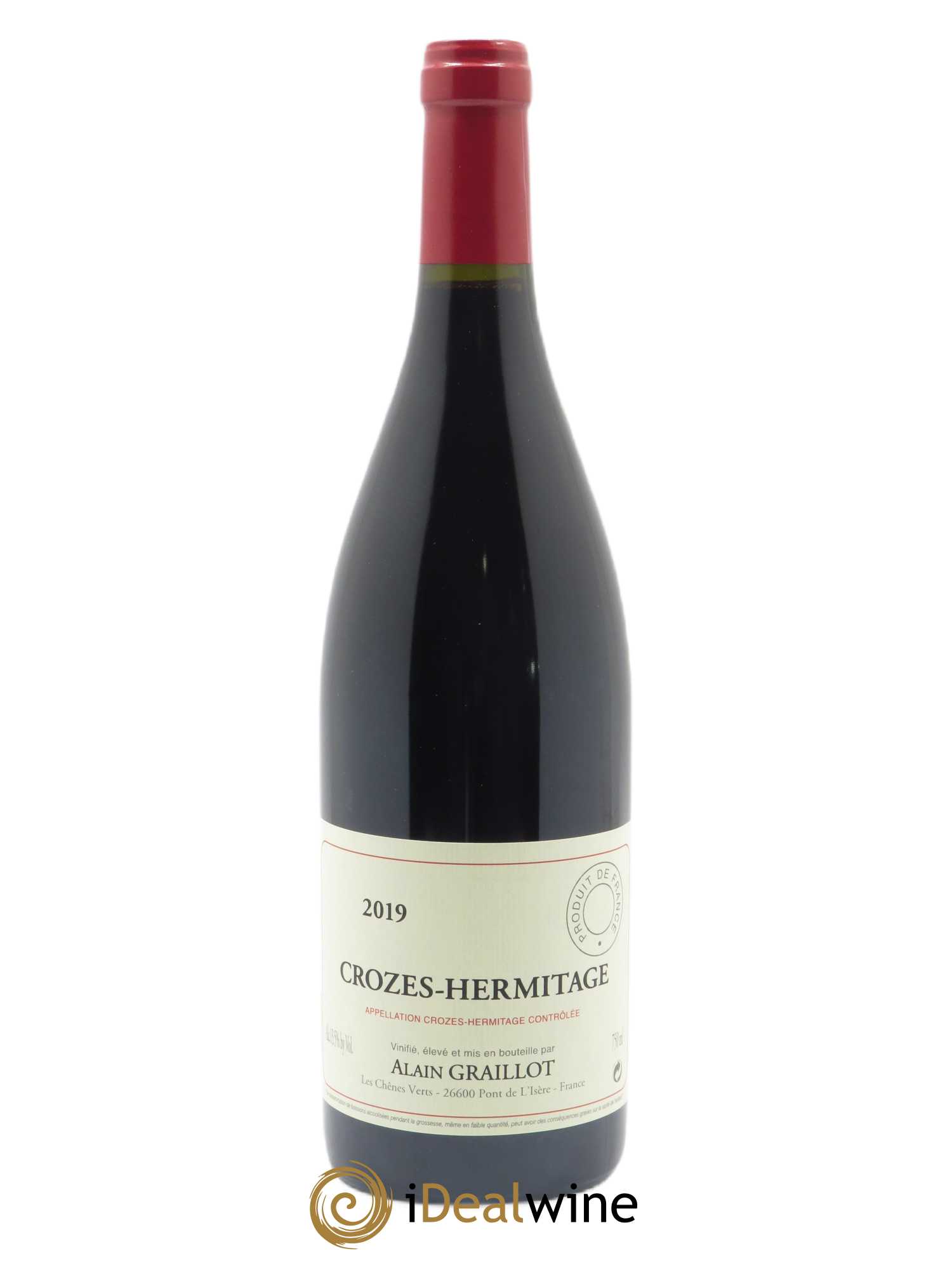 Crozes-Hermitage Domaine Graillot 2019 - Lot de 1 bouteille - 0