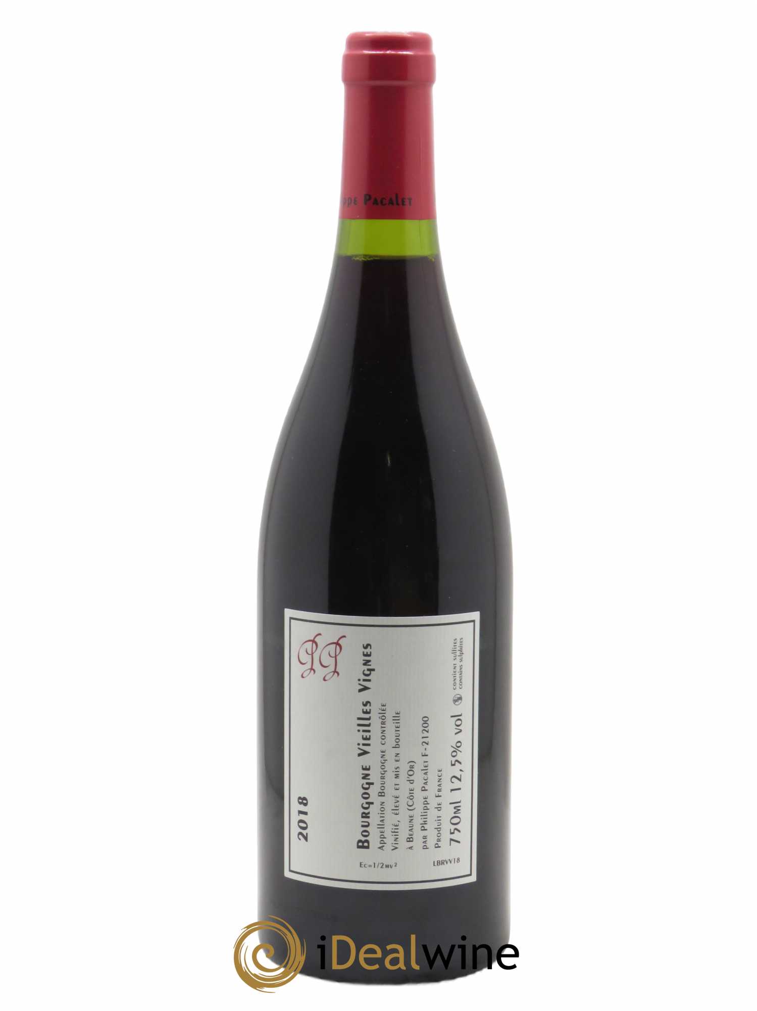 Bourgogne Pinot Noir Vieilles Vignes Philippe Pacalet 2018 - Lot de 1 bouteille - 1