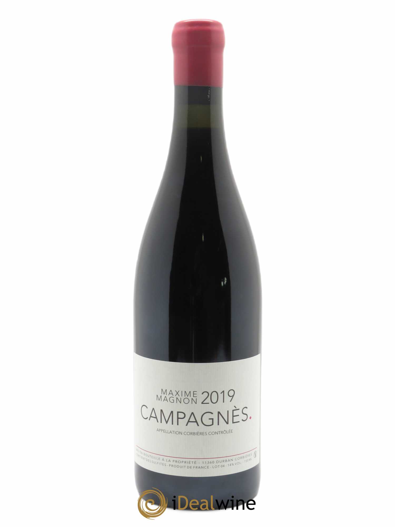 Corbières Campagnès Maxime Magnon 2019 - Lot of 1 bottle - 0