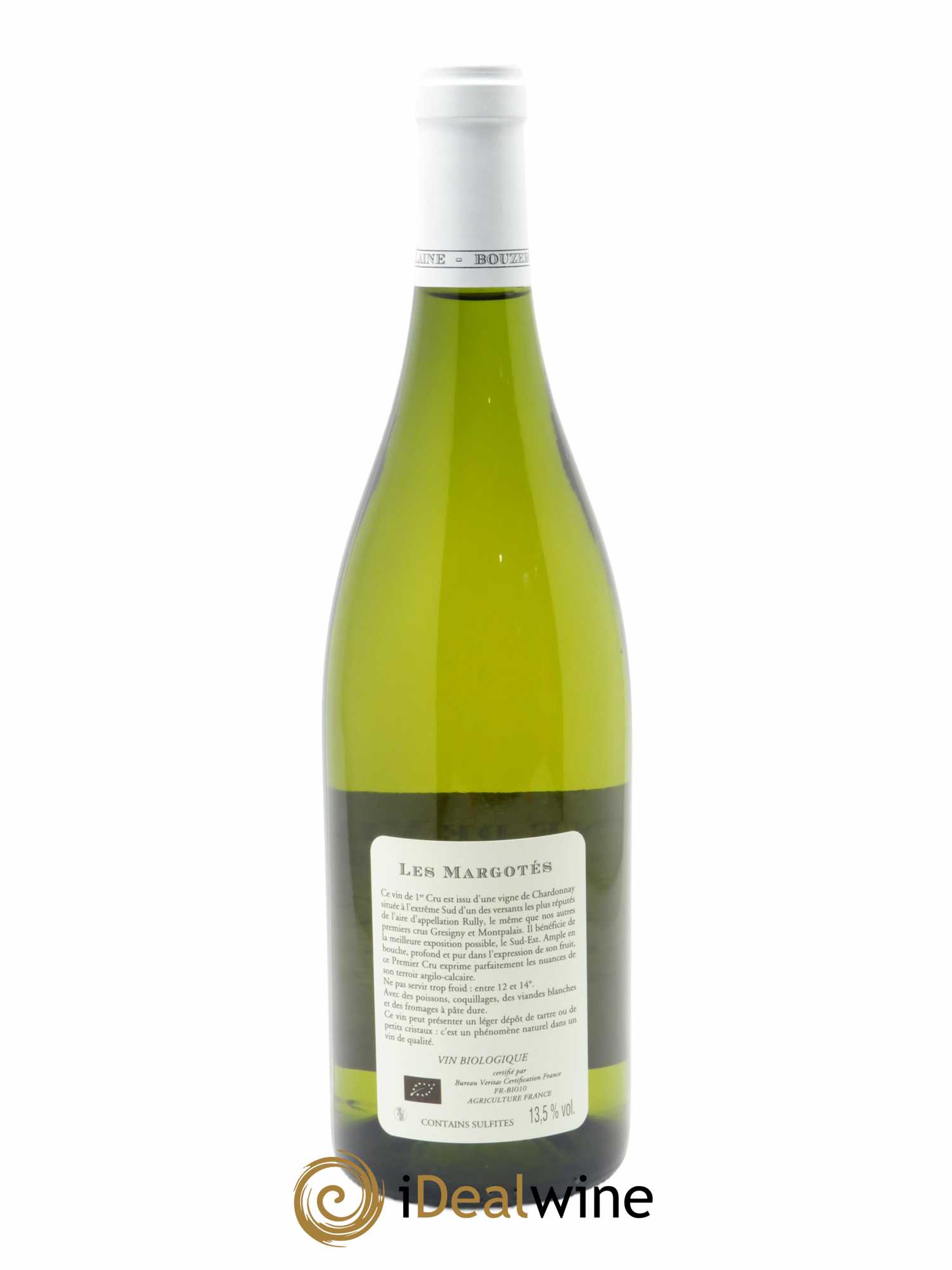 Rully 1er Cru Les Margotés Domaine de Villaine 2017 - Lot de 1 bouteille - 1