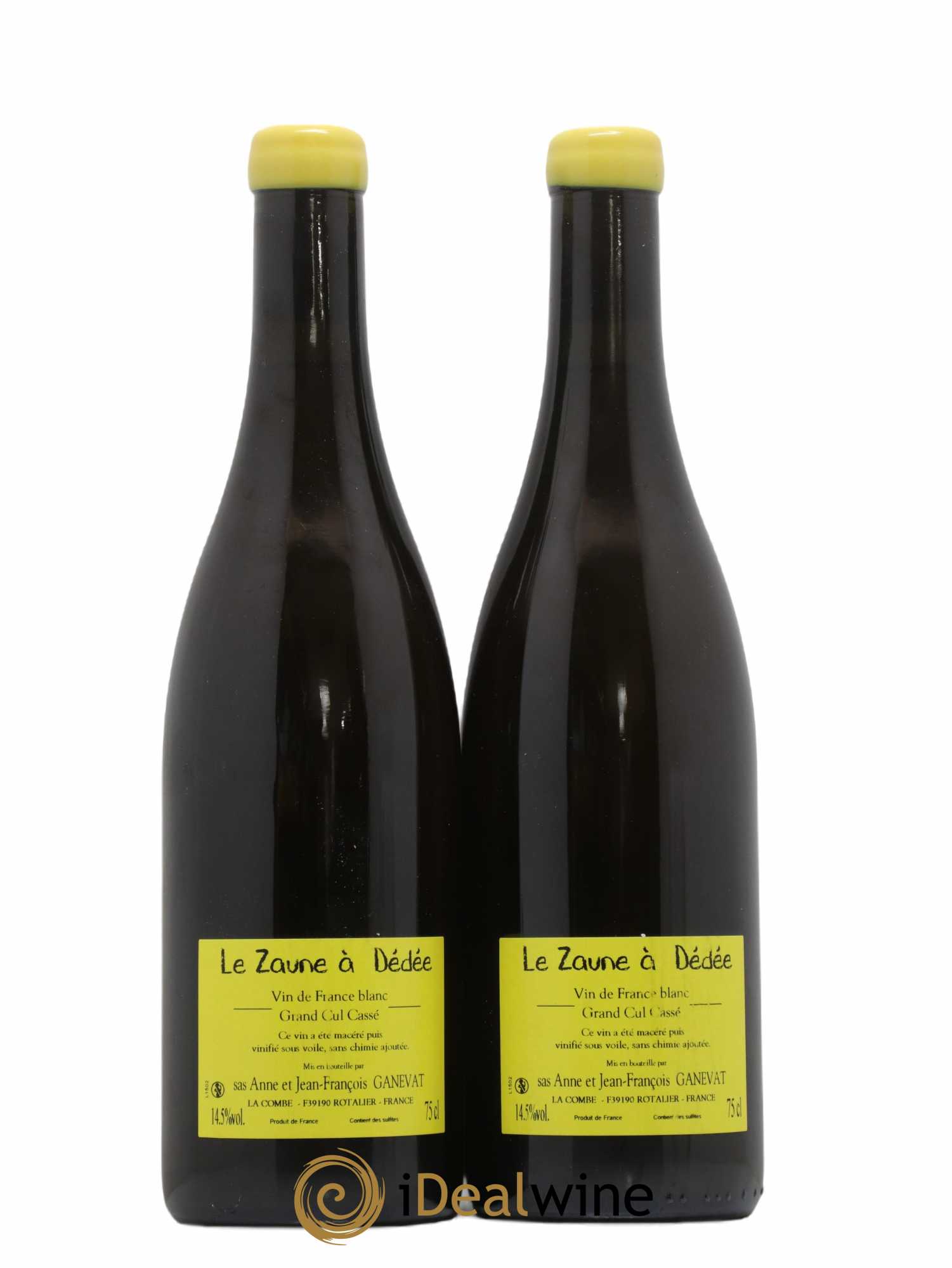 Vin de France Le Zaune à Dédée Jean-François Ganevat (Domaine) 2015 - Lot de 2 bouteilles - 1