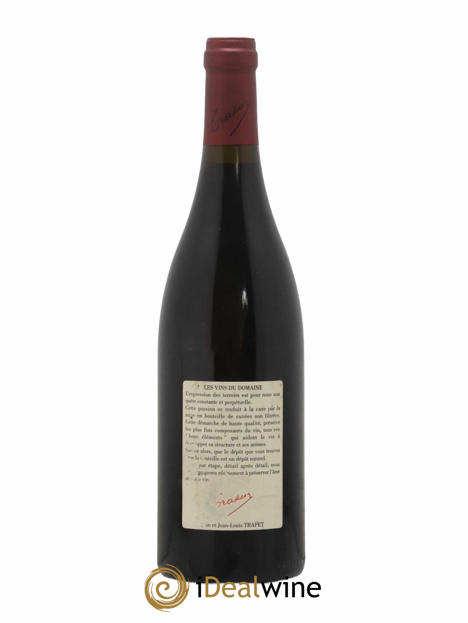 Latricières-Chambertin Grand Cru Domaine Trapet 2000 - Lot de 1 bouteille - 1