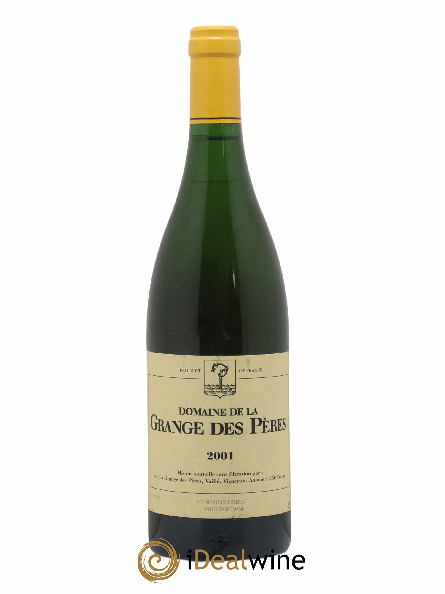 Pays d'Hérault Grange des Pères Laurent Vaillé 2001 - Lot de 1 bouteille - 0