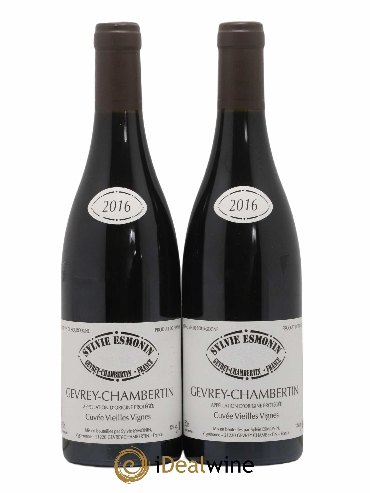 Gevrey-Chambertin Vieilles Vignes Sylvie Esmonin 2016 - Lot de 2 bouteilles - 0