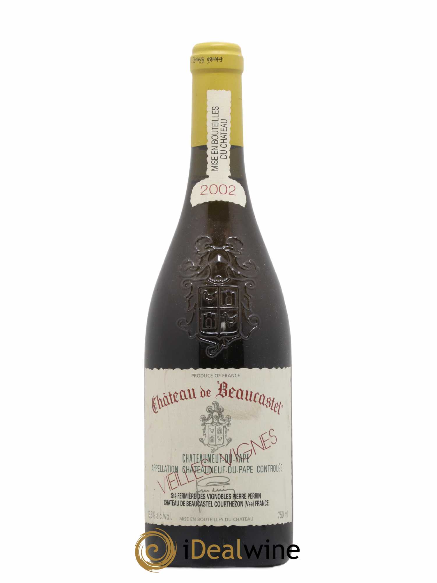 Châteauneuf-du-Pape Château de Beaucastel Vieilles vignes Roussanne Famille Perrin 2002 - Lot de 1 bouteille - 0
