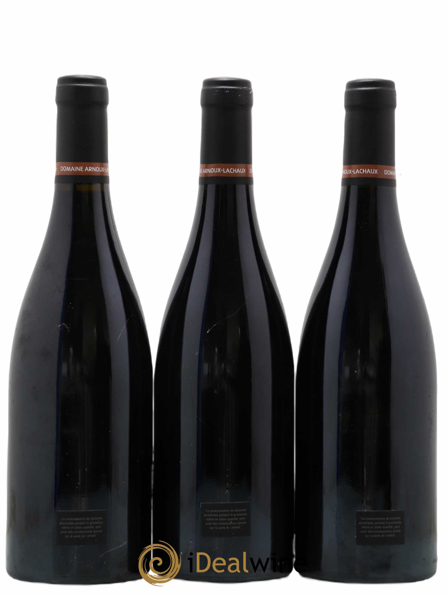 Caisse panachée Arnoux-Lachaux (Domaine) 1 Romanée Saint Vivant - 1 Clos de Vougeot - 1 Vosne Romanée 1er cru Les Suchots 2005 - Lot of 1 bottle - 1